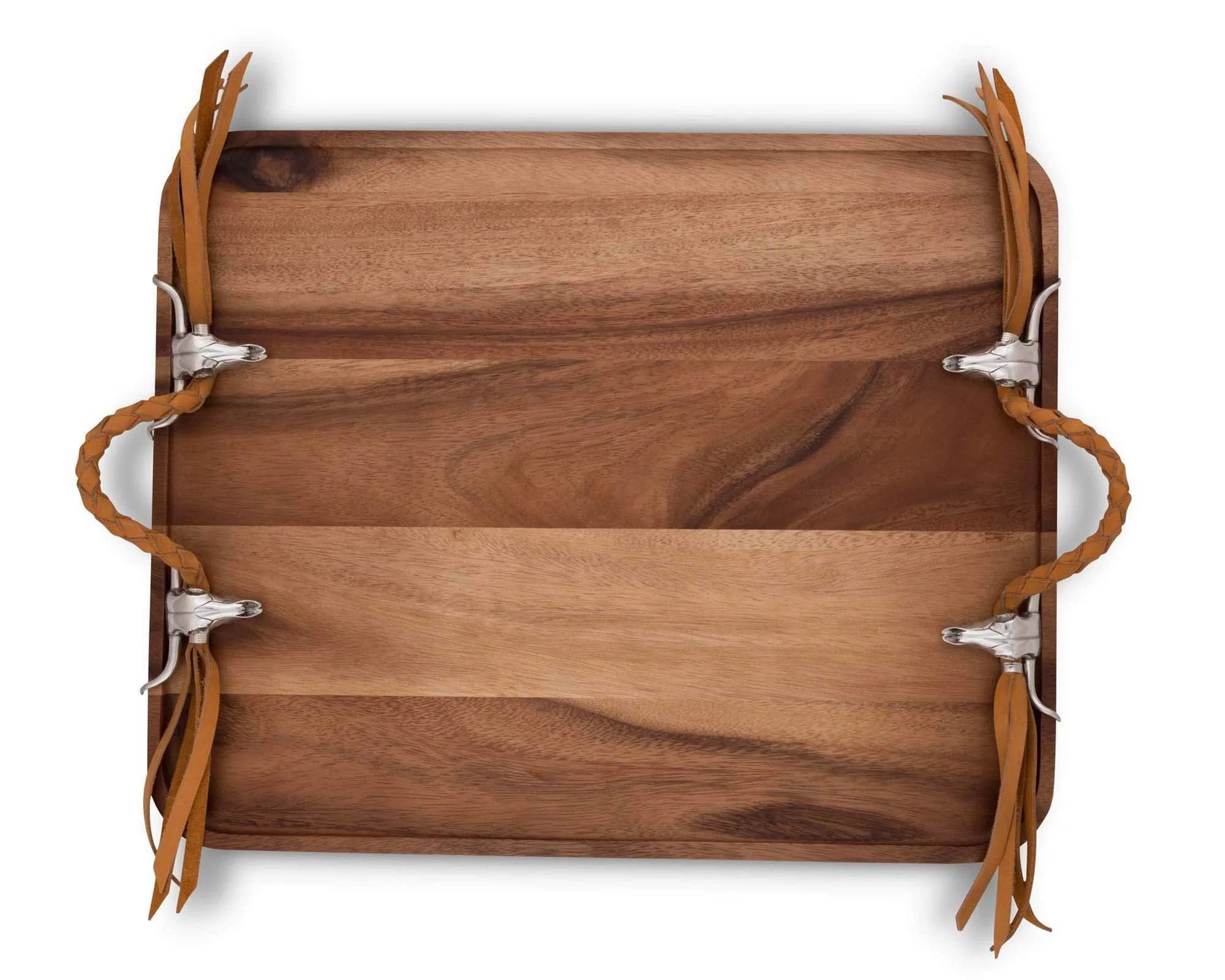 Vagabond House Long Horn Skull Breakfast Tray