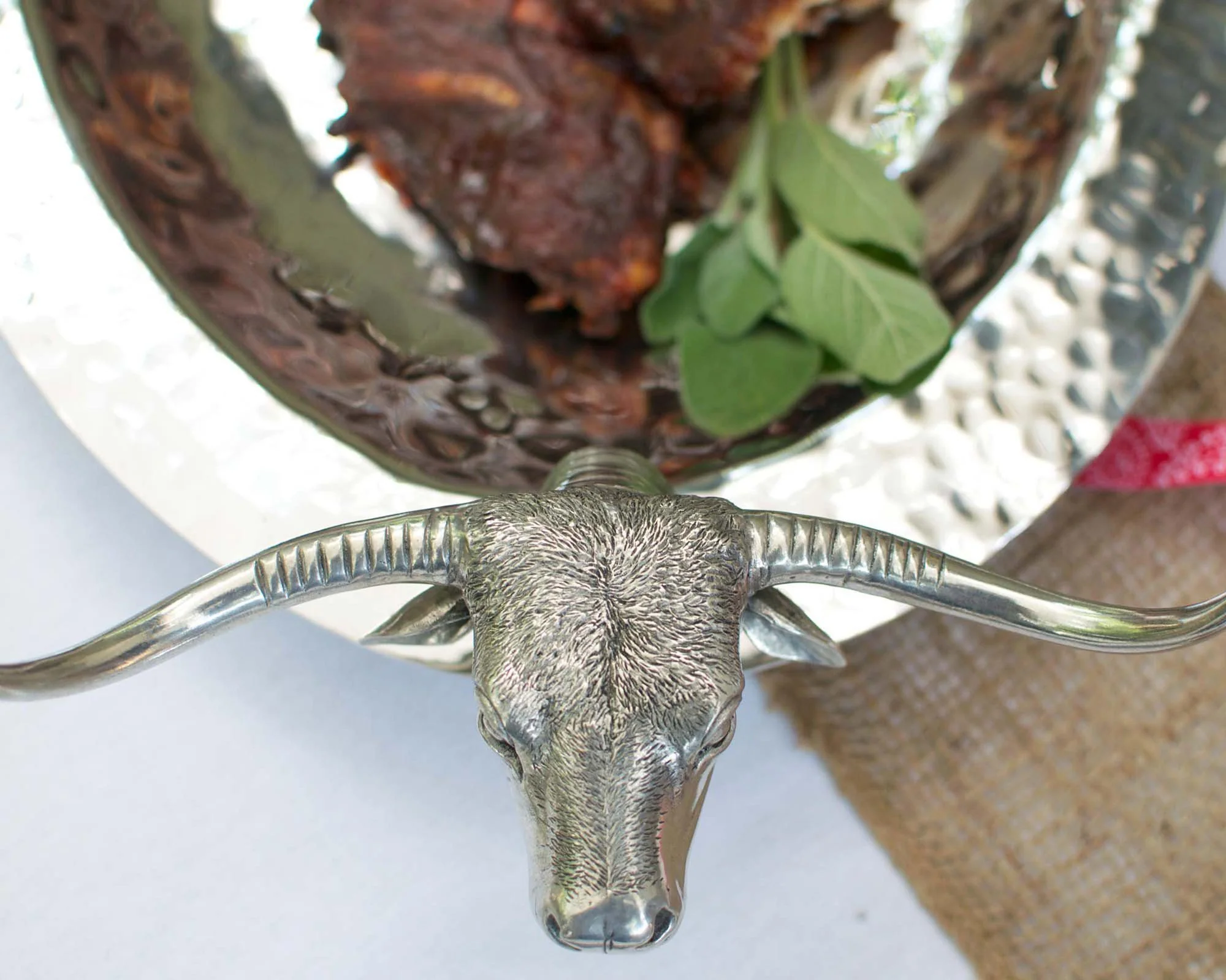 Vagabond House Long Horn Steer Tray - Steel - Image 2
