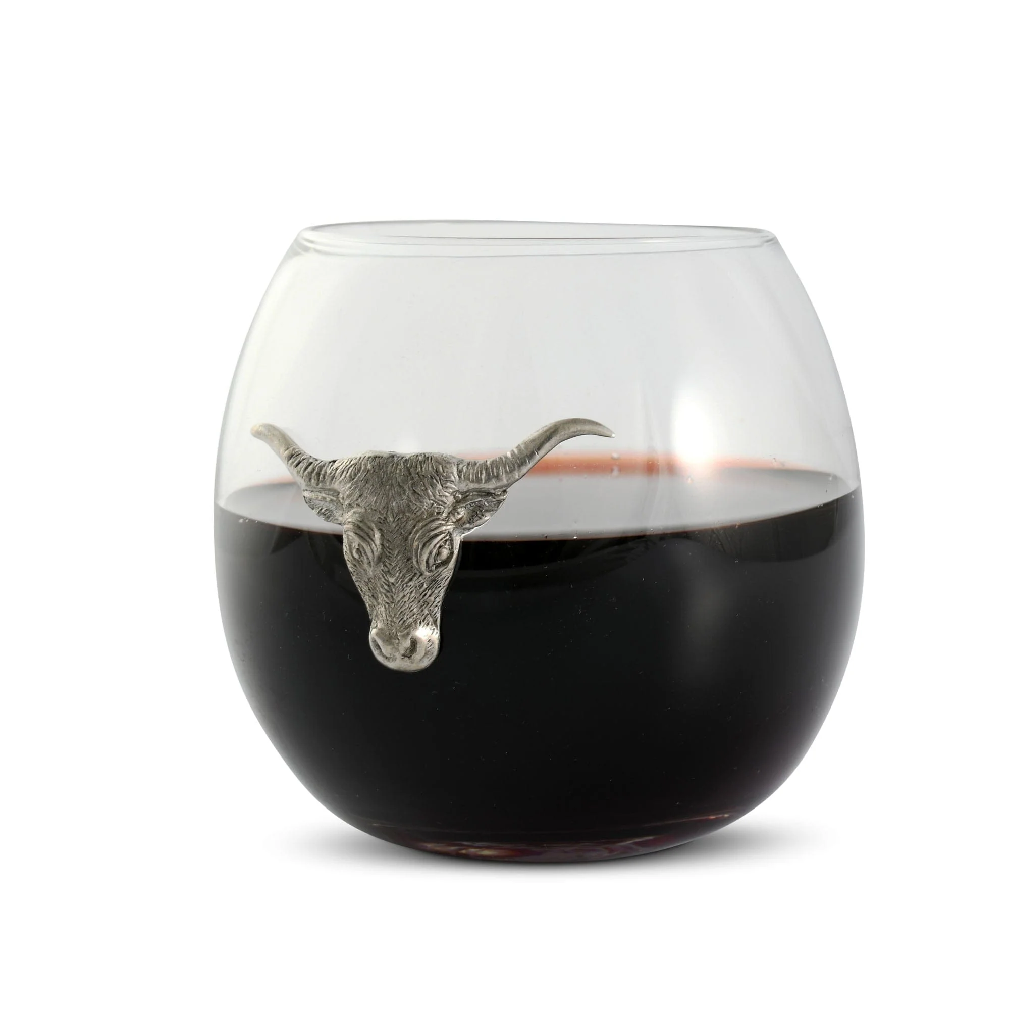 Vagabond House Longhorn Stemless Wine Glass - Image 2