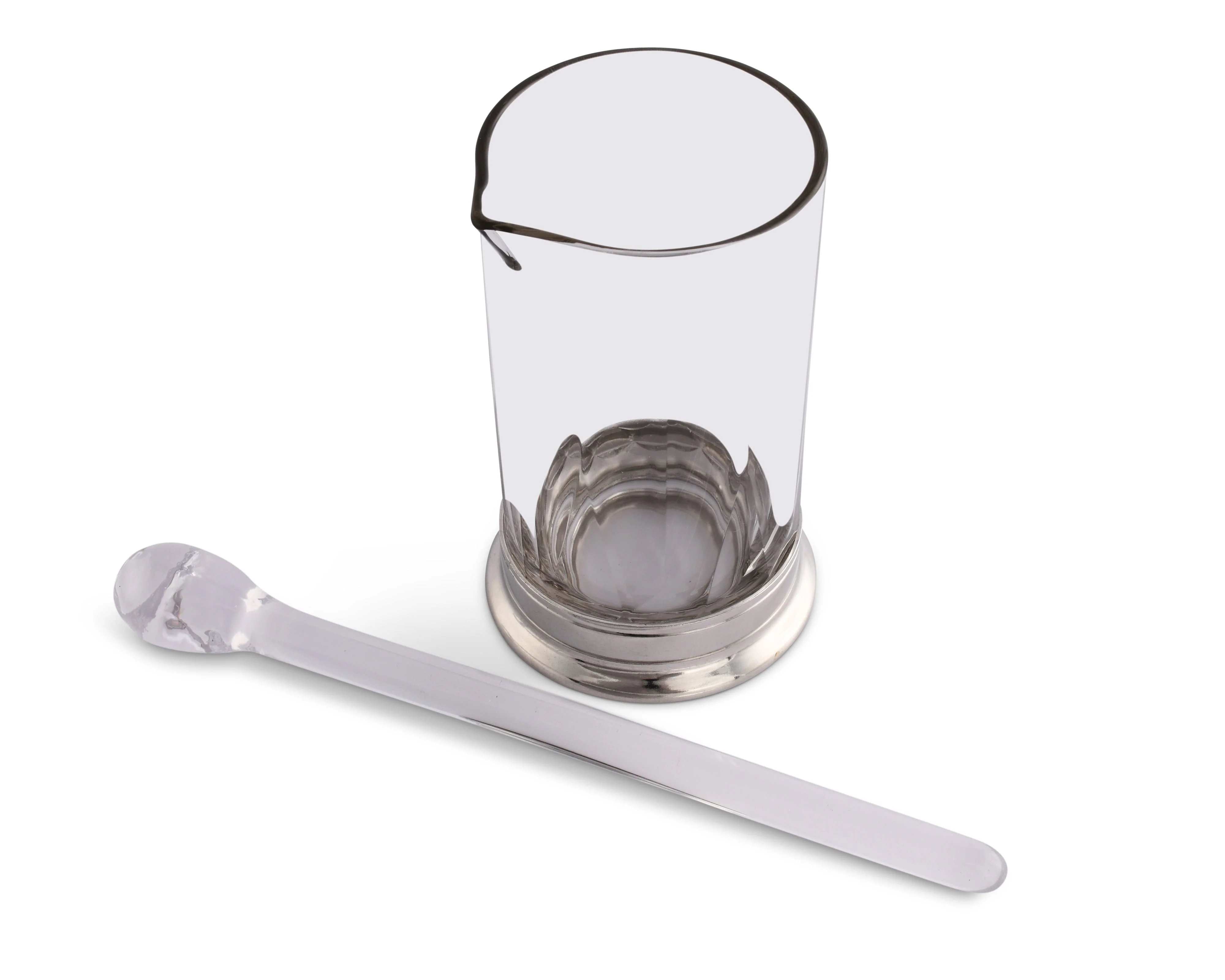 Vagabond House Mixing Pitcher and Stirrer - Hatched Glass - Image 2
