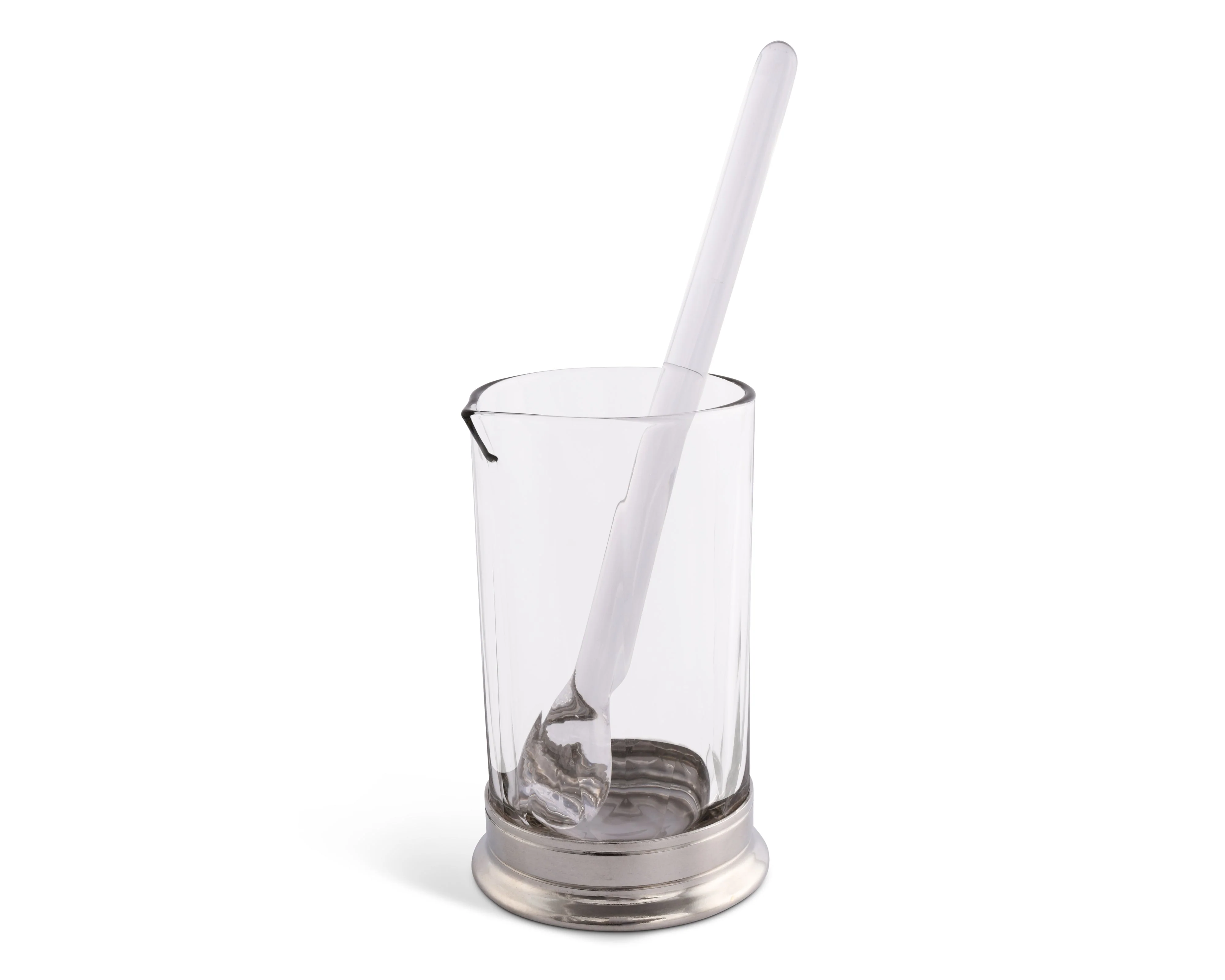 Vagabond House Mixing Pitcher and Stirrer - Hatched Glass - Image 3