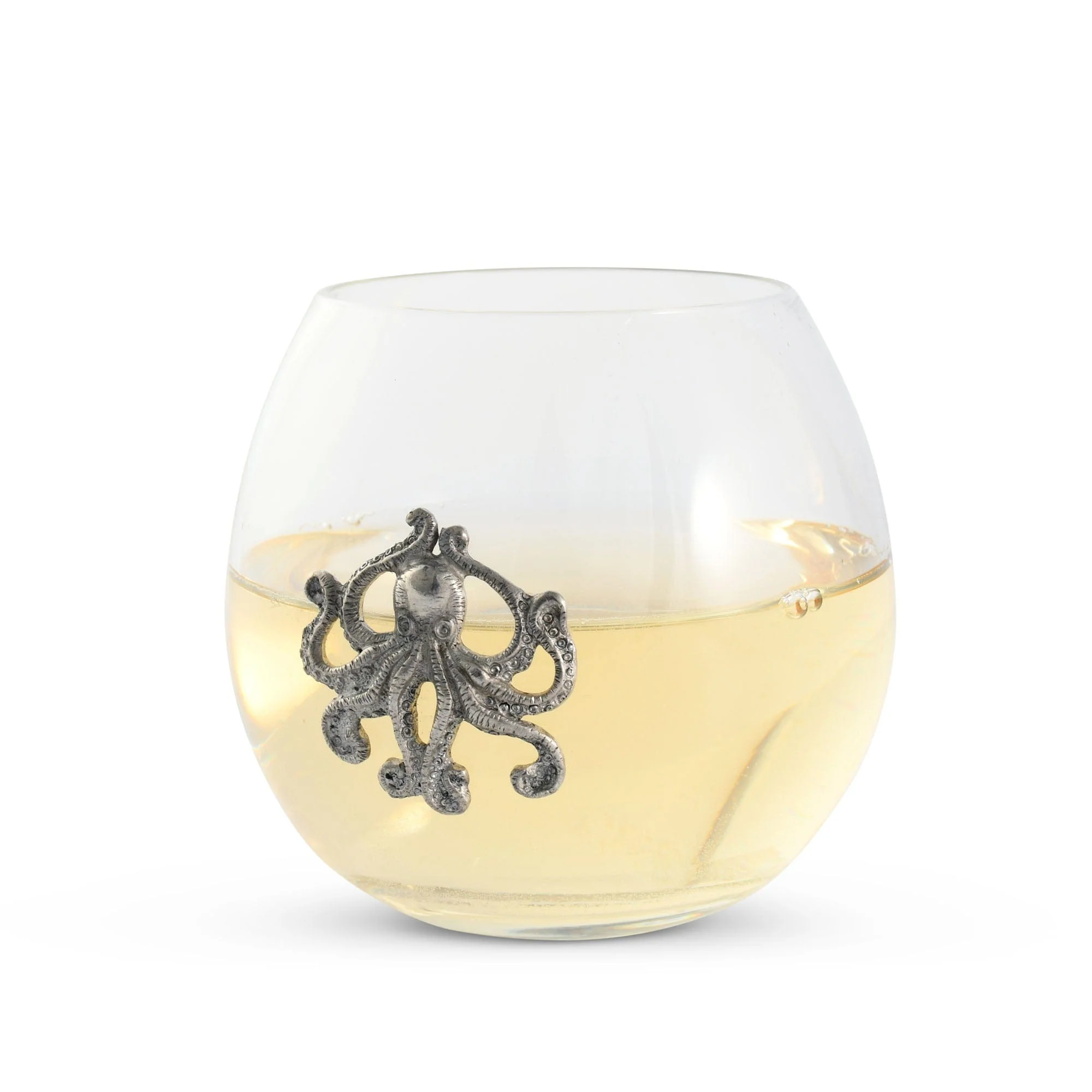 Vagabond House Octopus Stemless Wine Glass - Image 2
