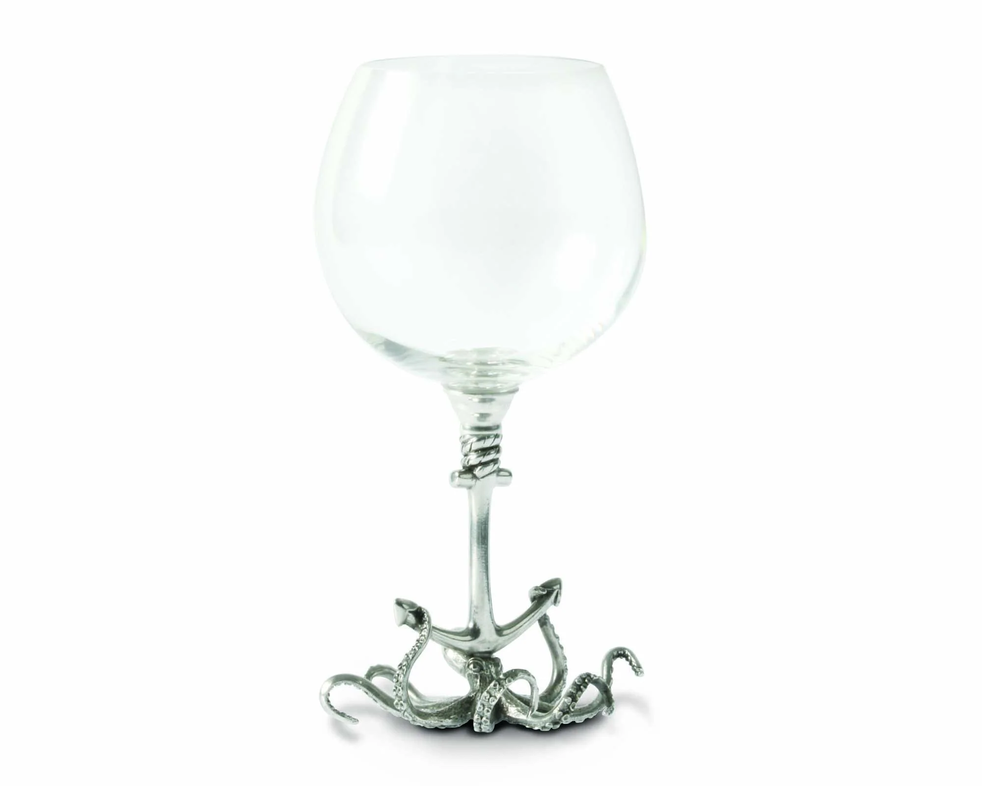 Vagabond House Octopus Stemware White 9" H 12.25 oz - Image 3