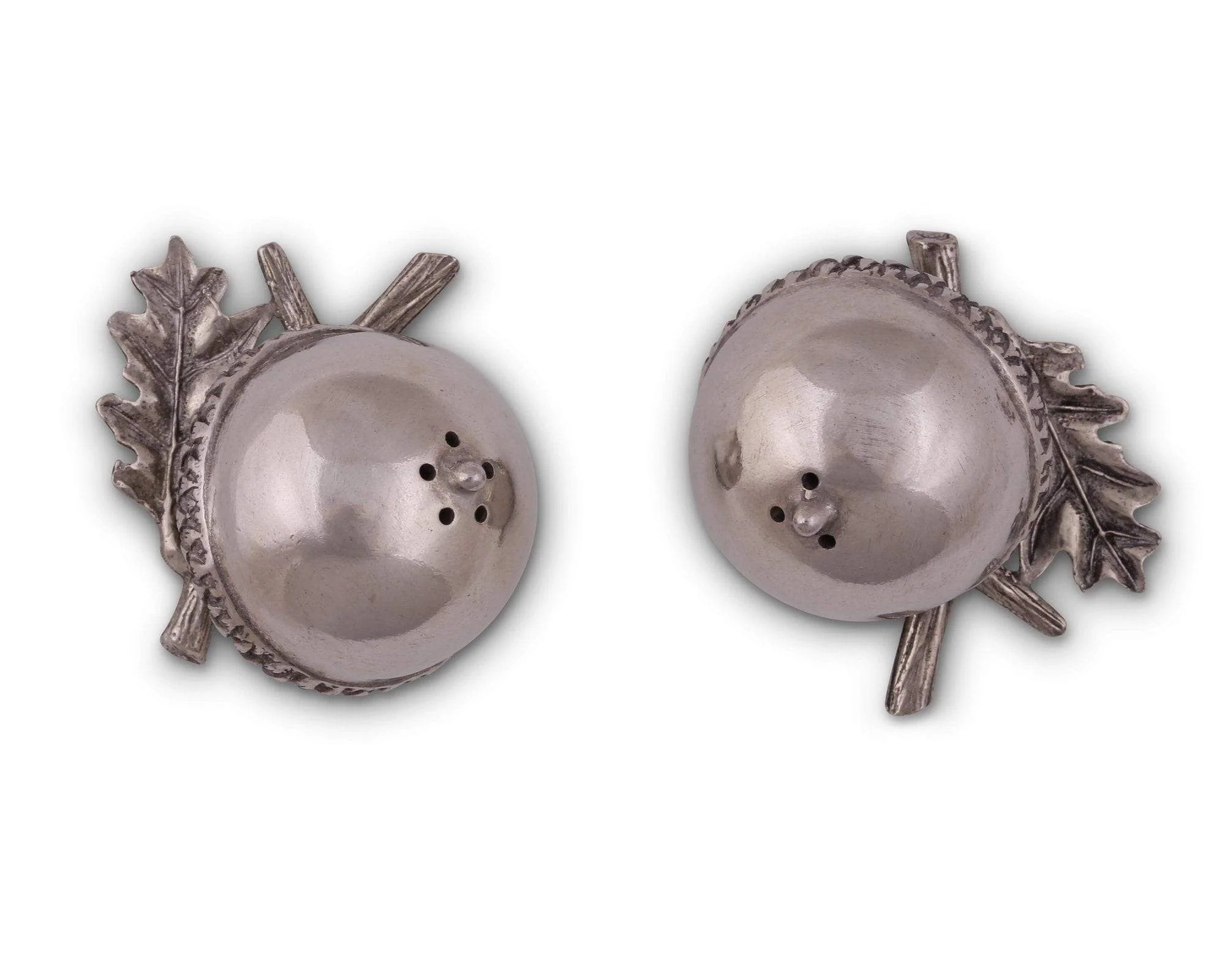 Vagabond House Pewter Acorn Salt & Pepper Set - Image 2