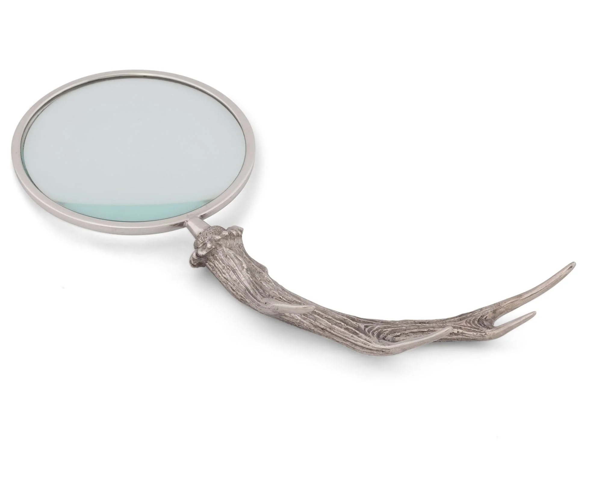 Vagabond House Pewter Antler Handle Magnifier 4 inches - Image 3