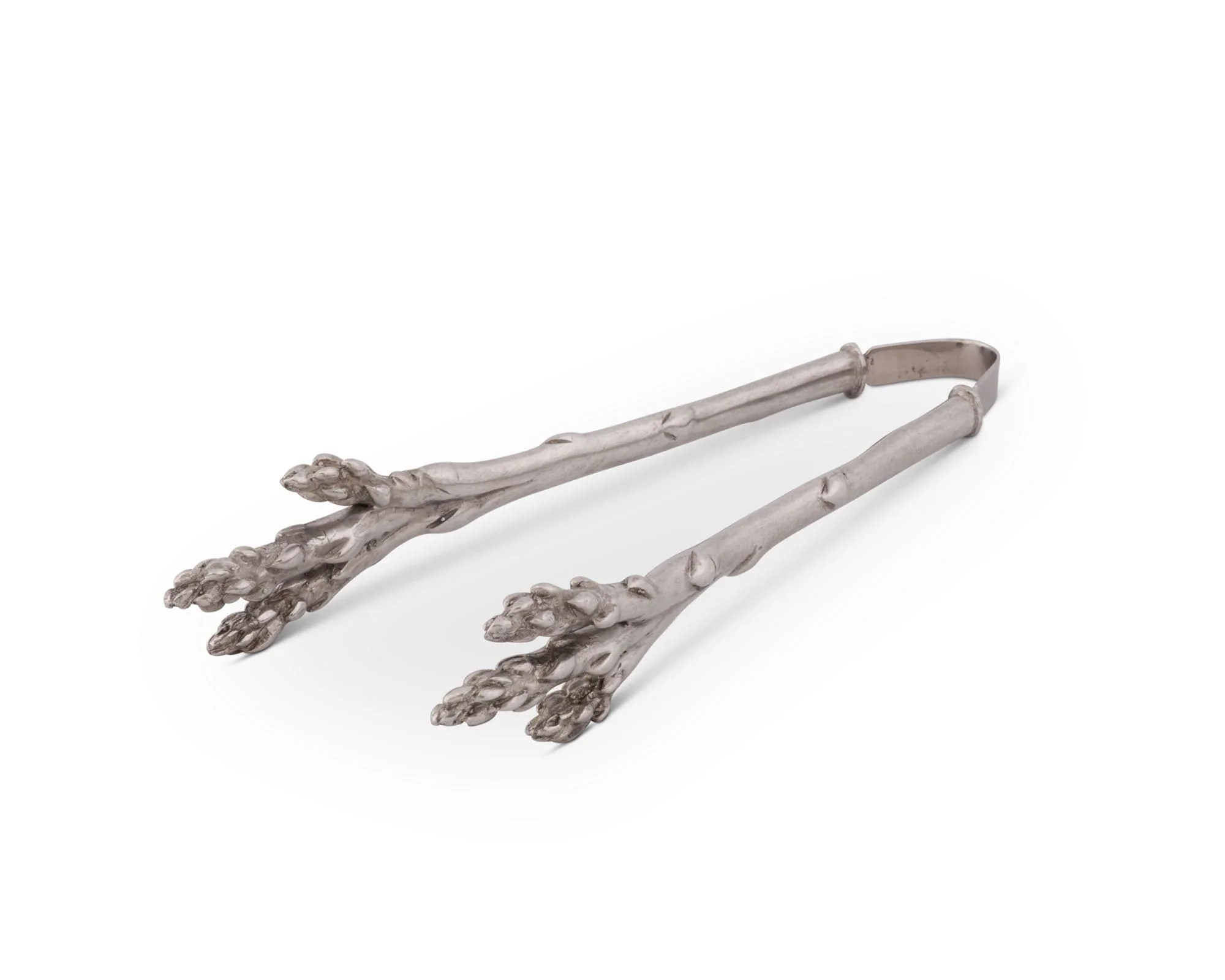 Vagabond House Pewter Asparagus Pattern Tongs - Image 15