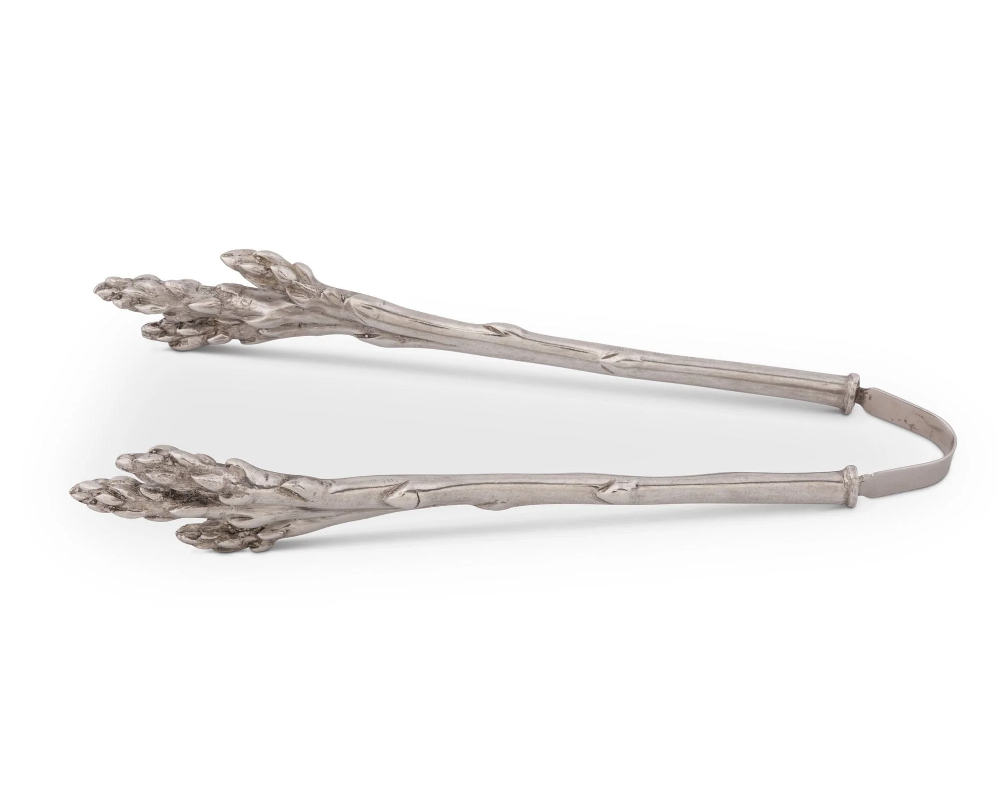 Vagabond House Pewter Asparagus Pattern Tongs - Image 17