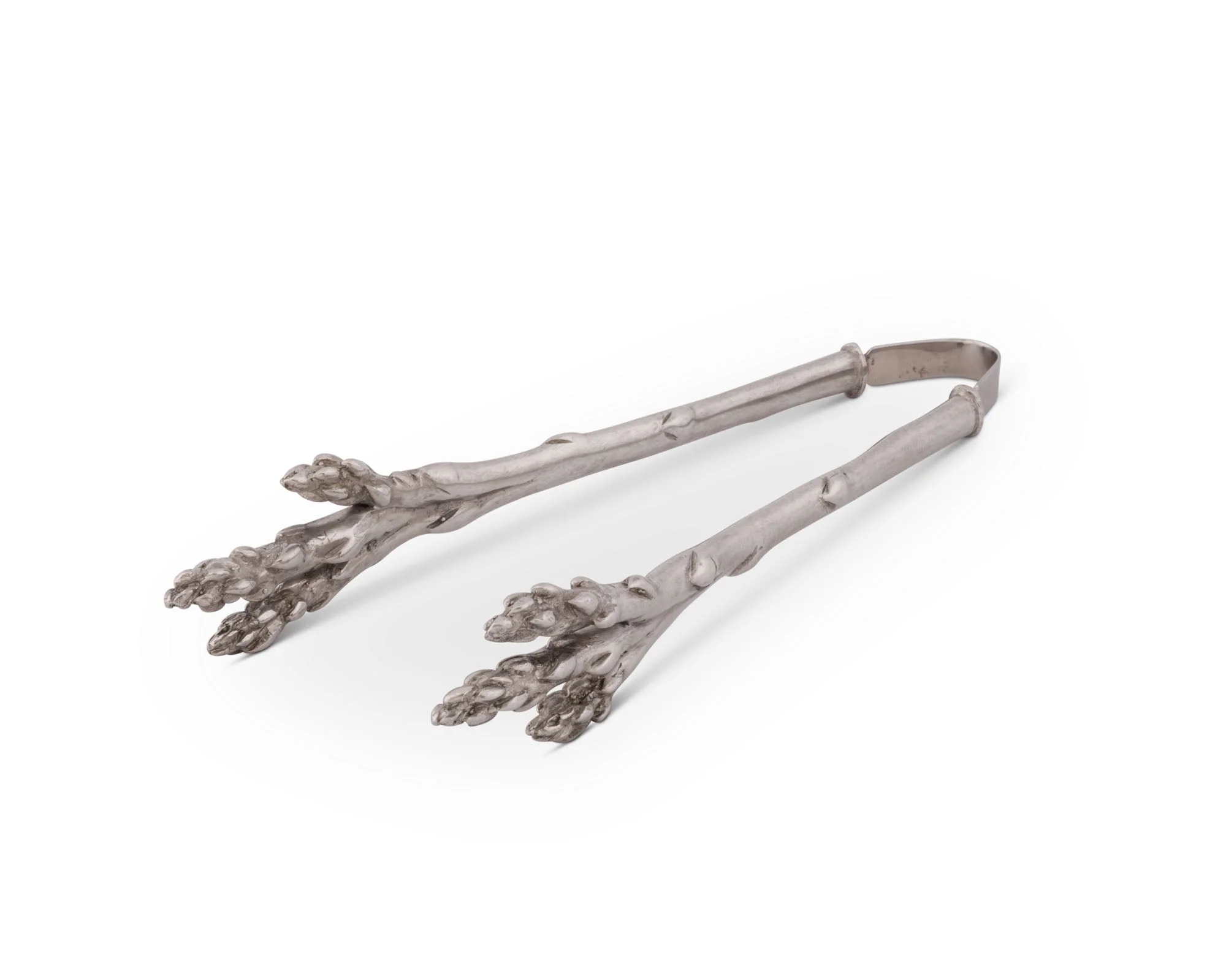 Vagabond House Pewter Asparagus Pattern Tongs - Image 3