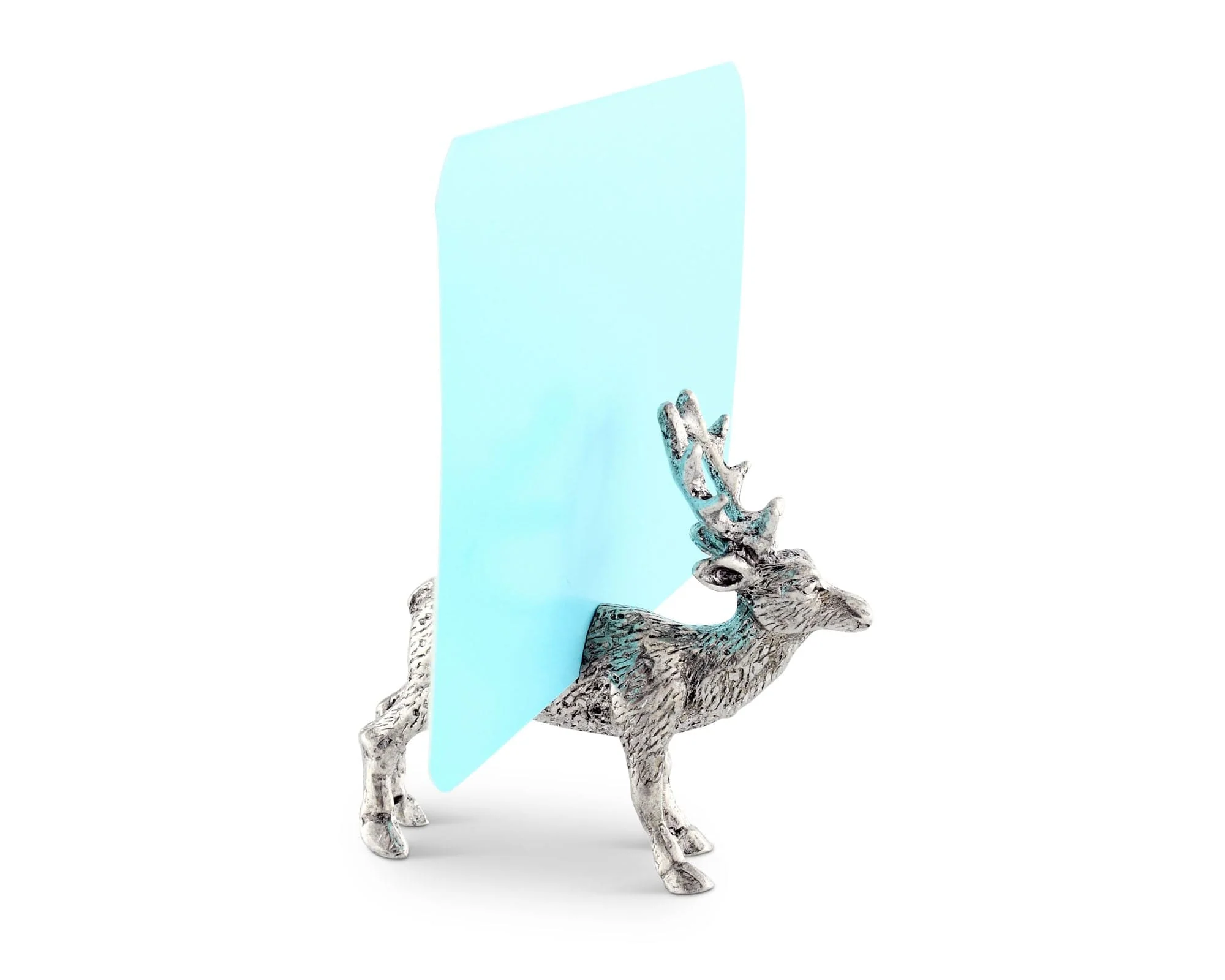 Vagabond House Pewter Deer Place Card Holder - Image 5