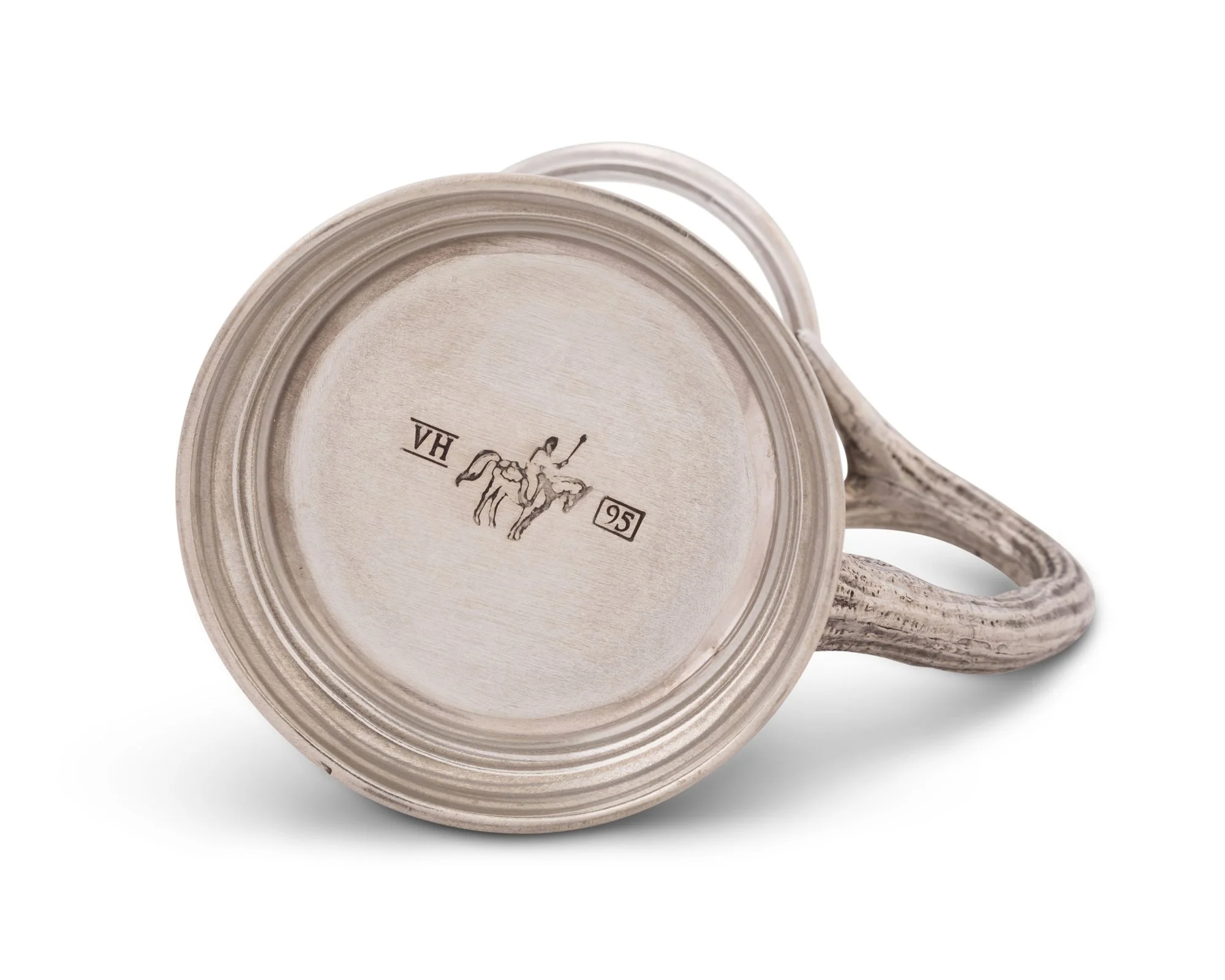 Vagabond House Pewter English Mug With Composite Antler Handle - Image 3