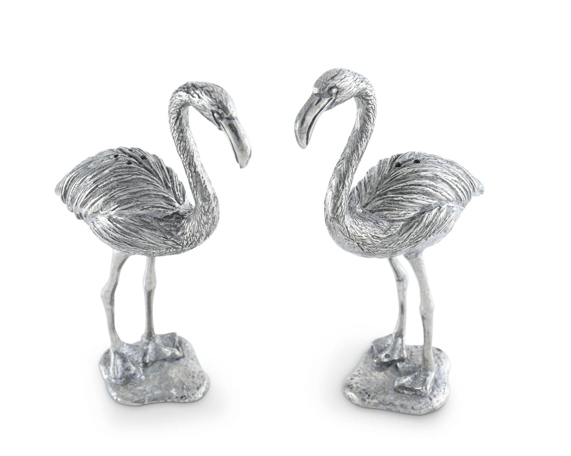 Vagabond House Pewter Flamingos Salt & Pepper Set - Image 2
