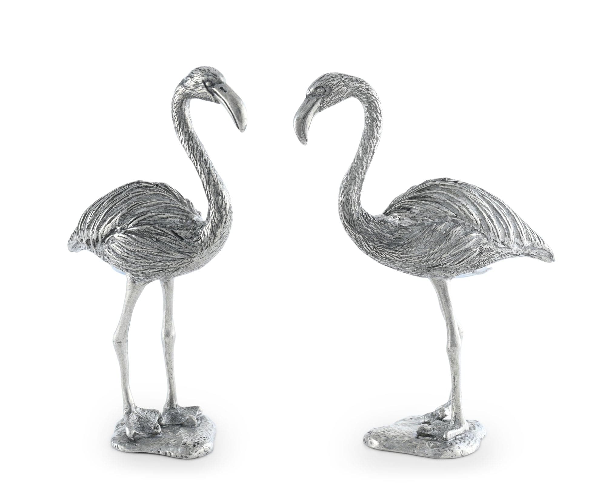 Vagabond House Pewter Flamingos Salt & Pepper Set - Image 3