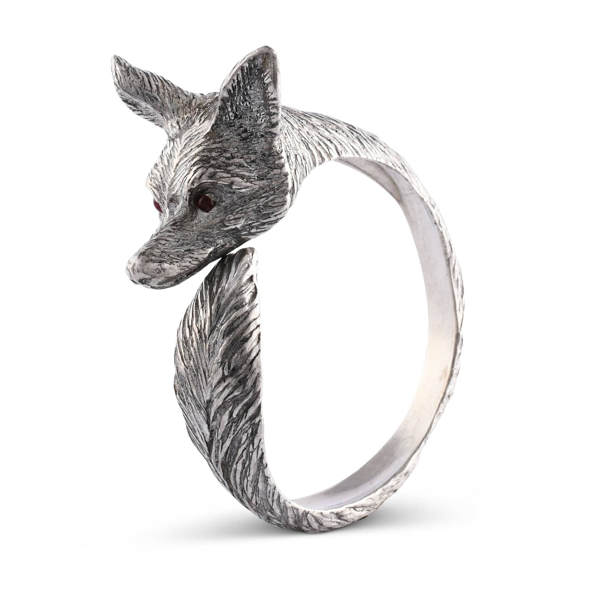 Vagabond House Pewter Fox Napkin Ring - Image 3