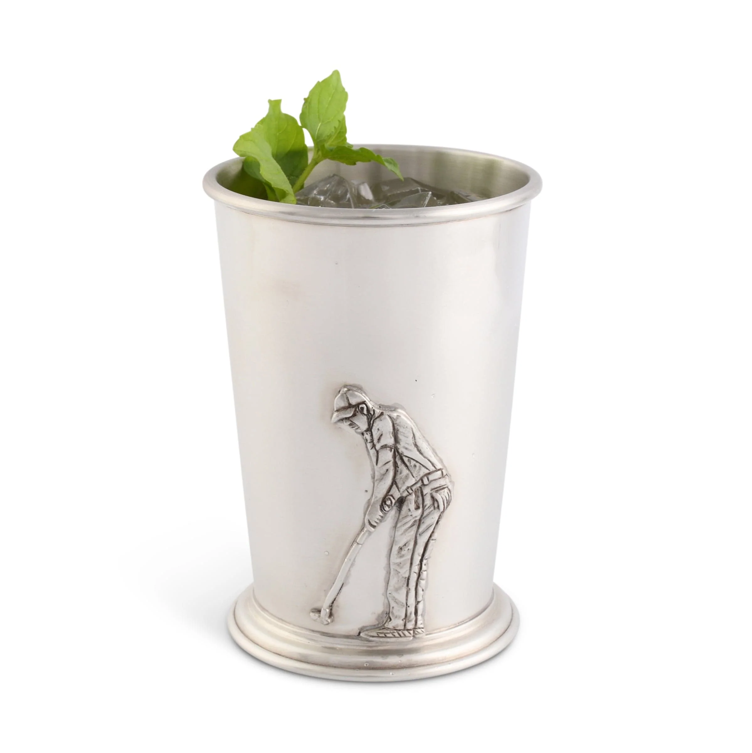 Vagabond House Pewter Golfer Mint Julip Cup