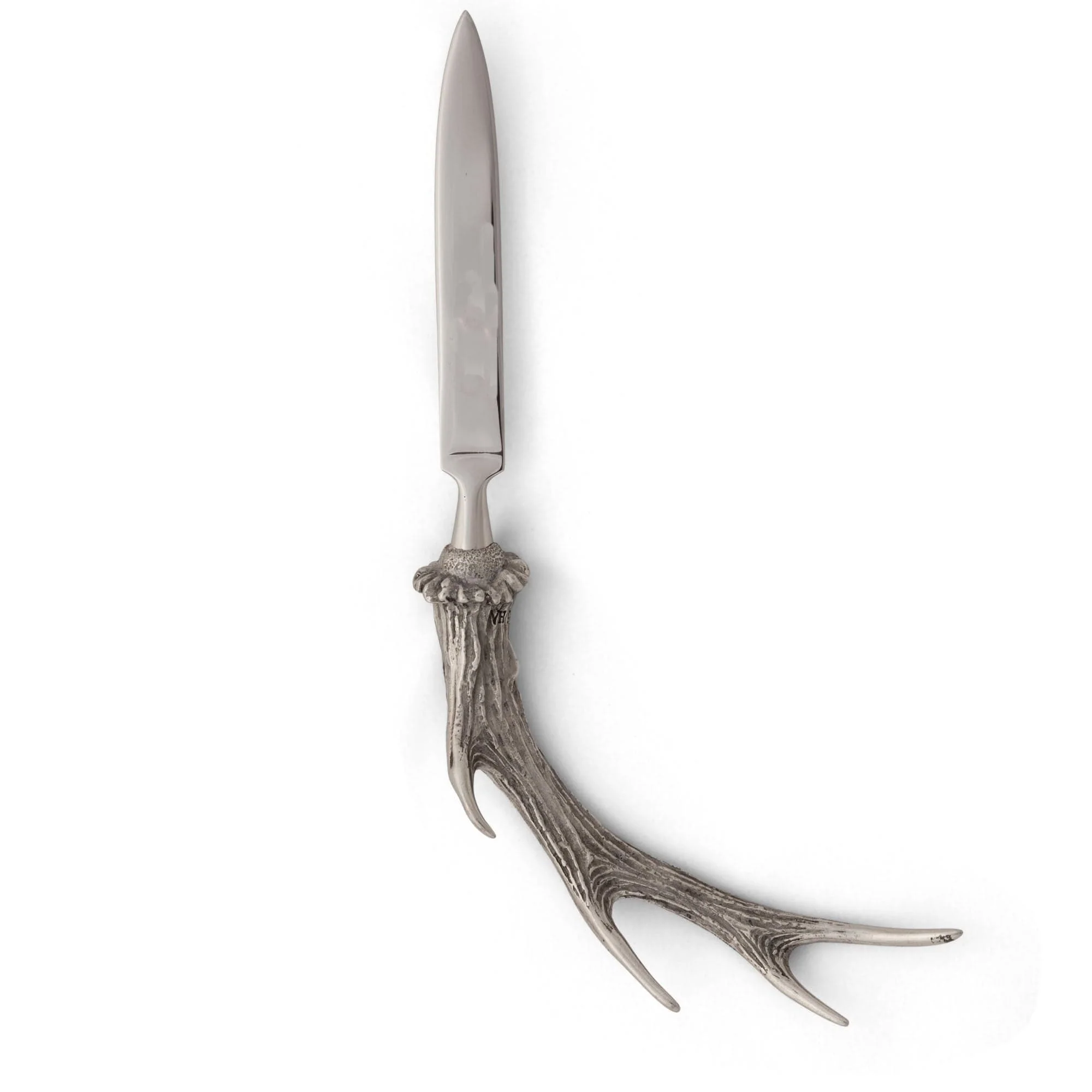 Vagabond House Pewter Handle Antler Letter Opener