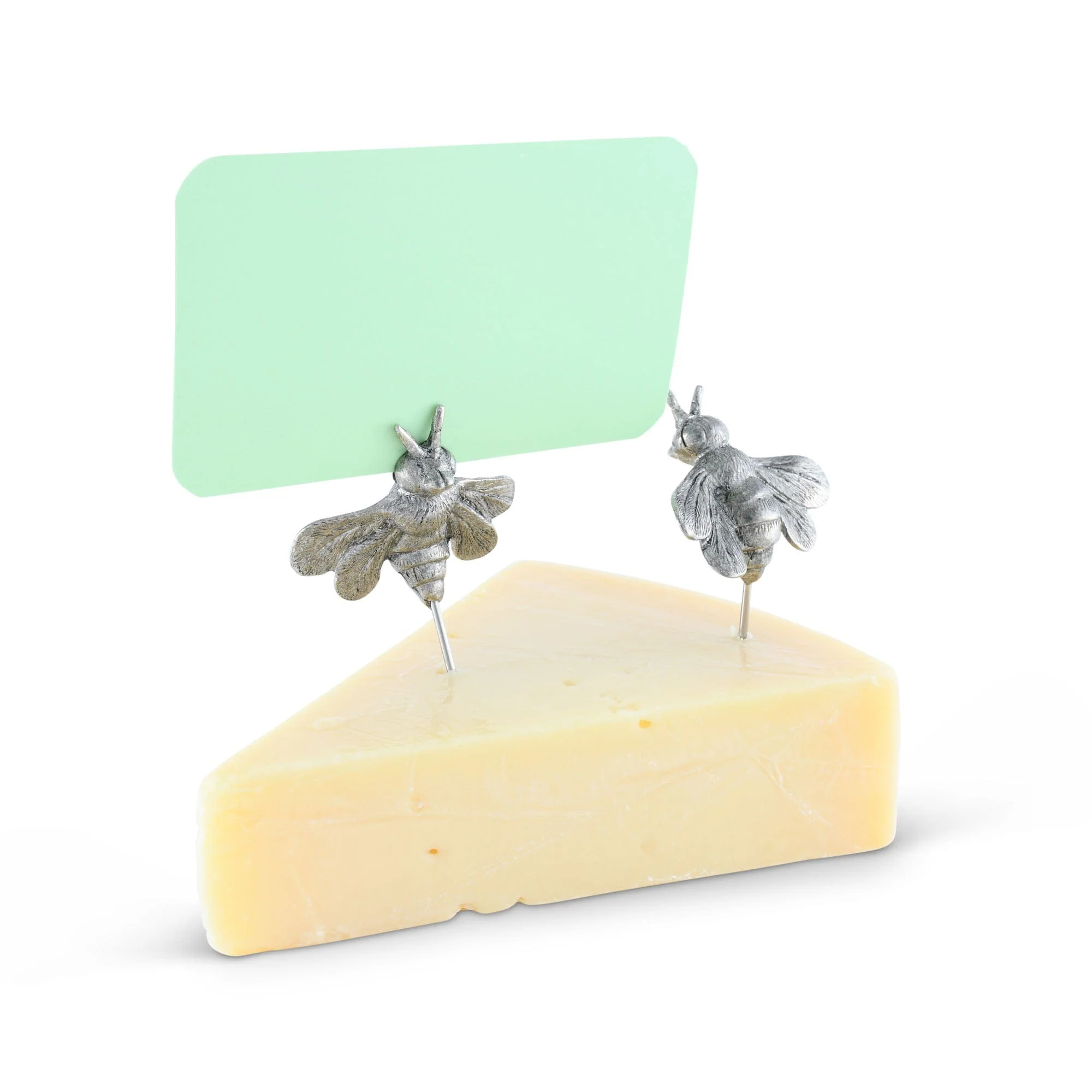 Vagabond House Pewter Honeybee Cheese Marker Set
