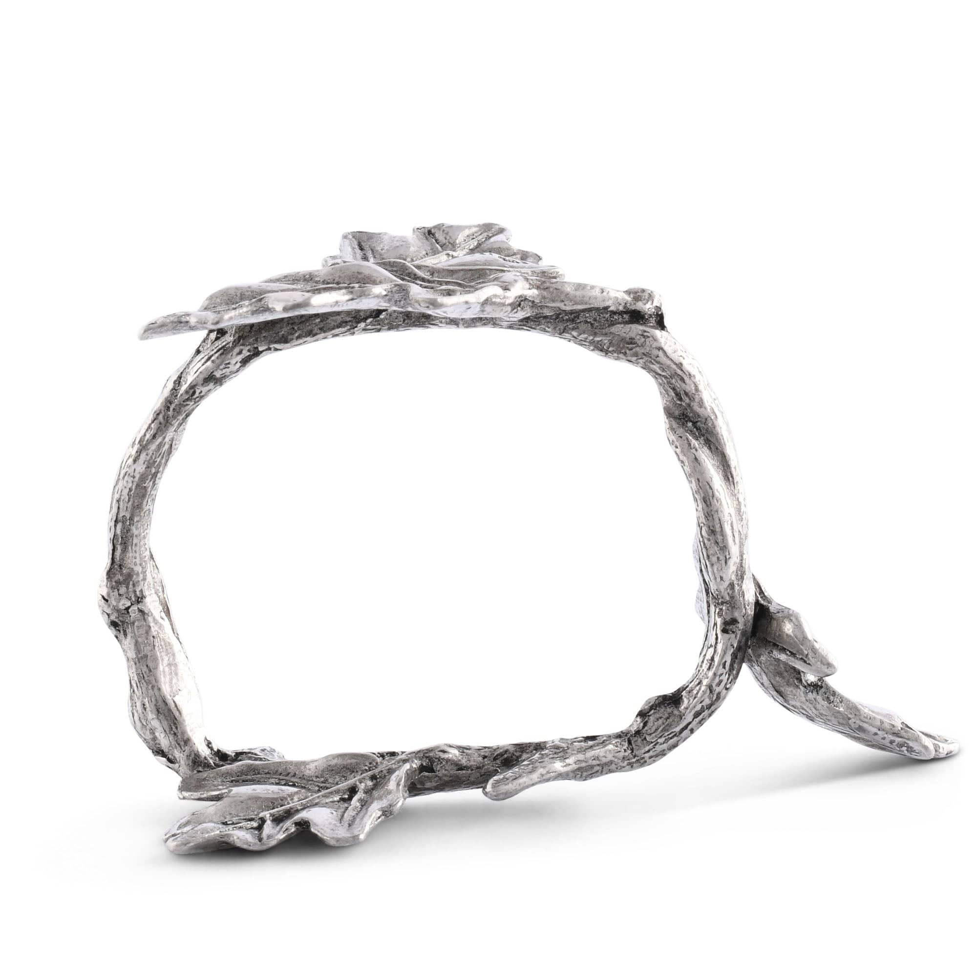 Vagabond House Pewter Oak Branch Napkin Ring - Image 4