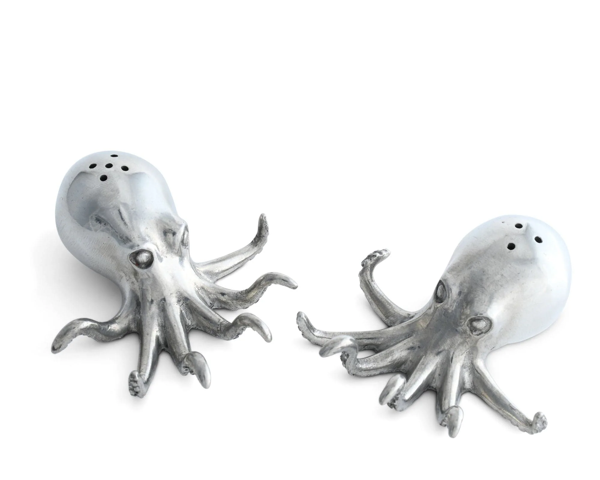 Vagabond House Pewter Octopus Salt & Pepper Set - Image 2