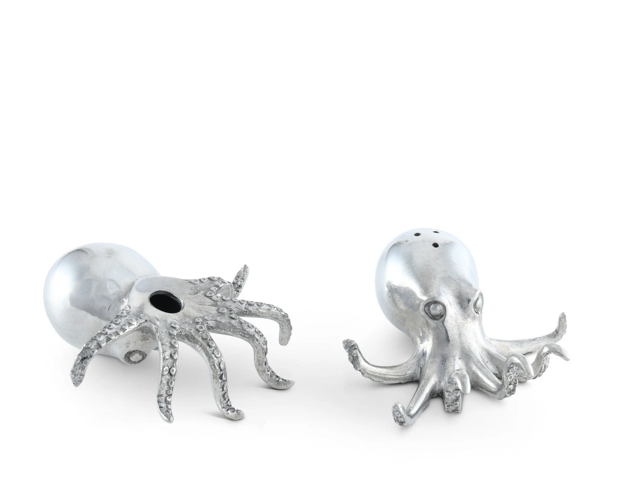 Vagabond House Pewter Octopus Salt & Pepper Set - Image 4
