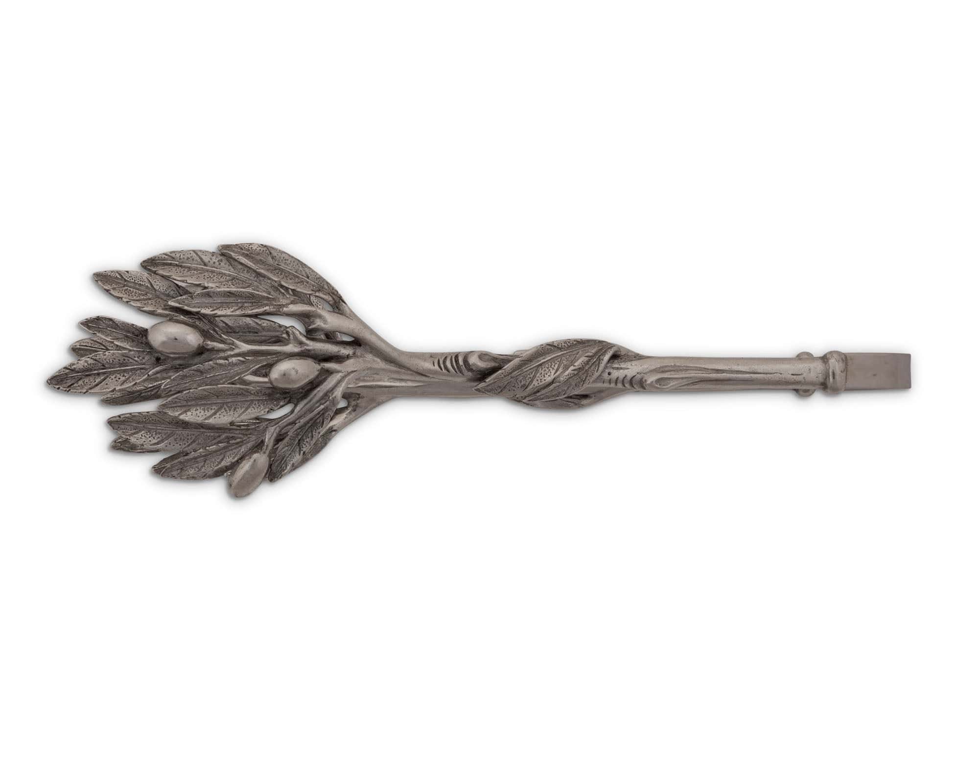 Vagabond House Pewter Olive Pattern Ice / Bread Tongs - Image 2