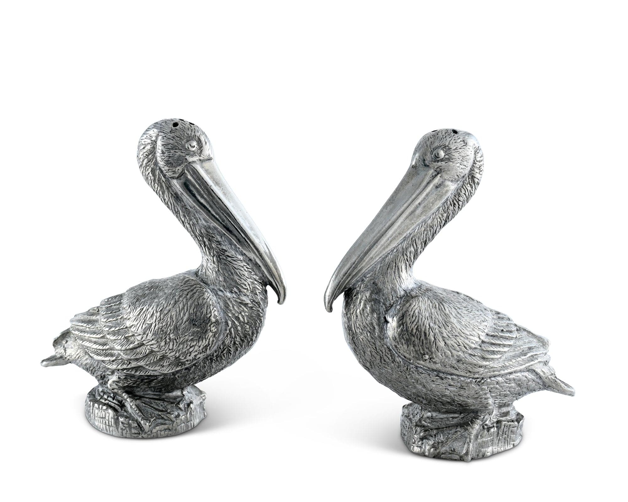 Vagabond House Pewter Pelicans Salt & Pepper Set - Image 3