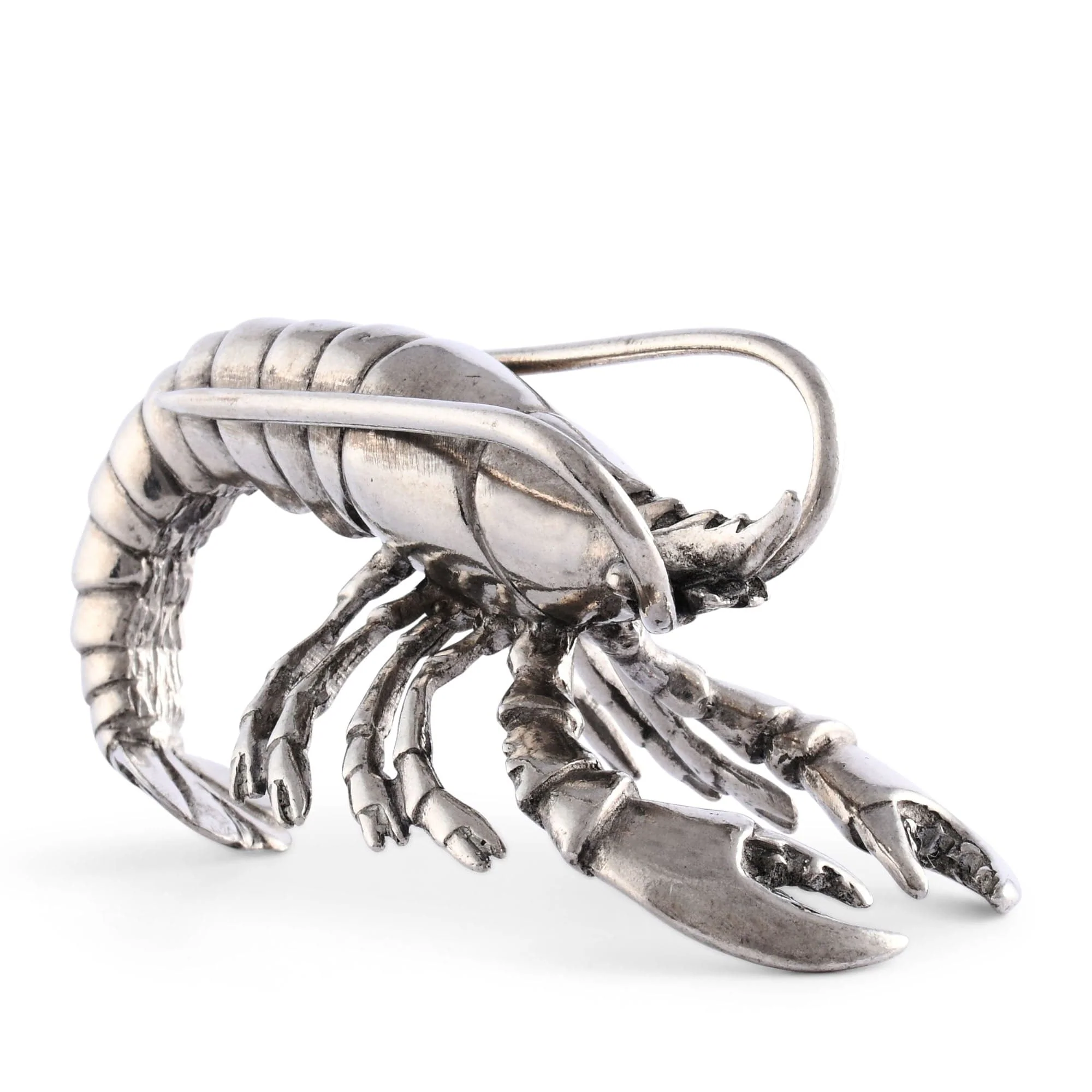 Vagabond House Pewter Prawn Napkin Ring