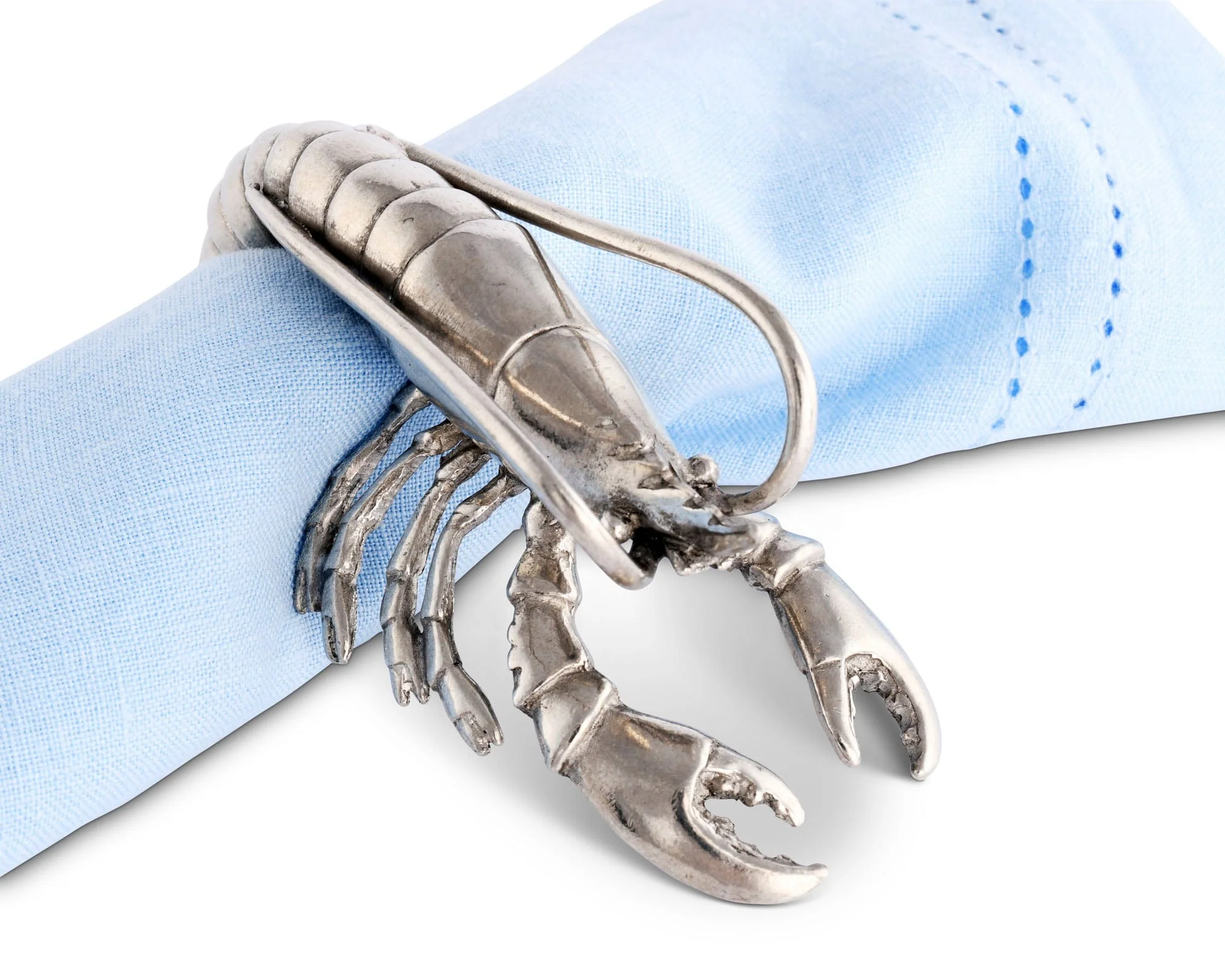 Vagabond House Pewter Prawn Napkin Ring - Image 2