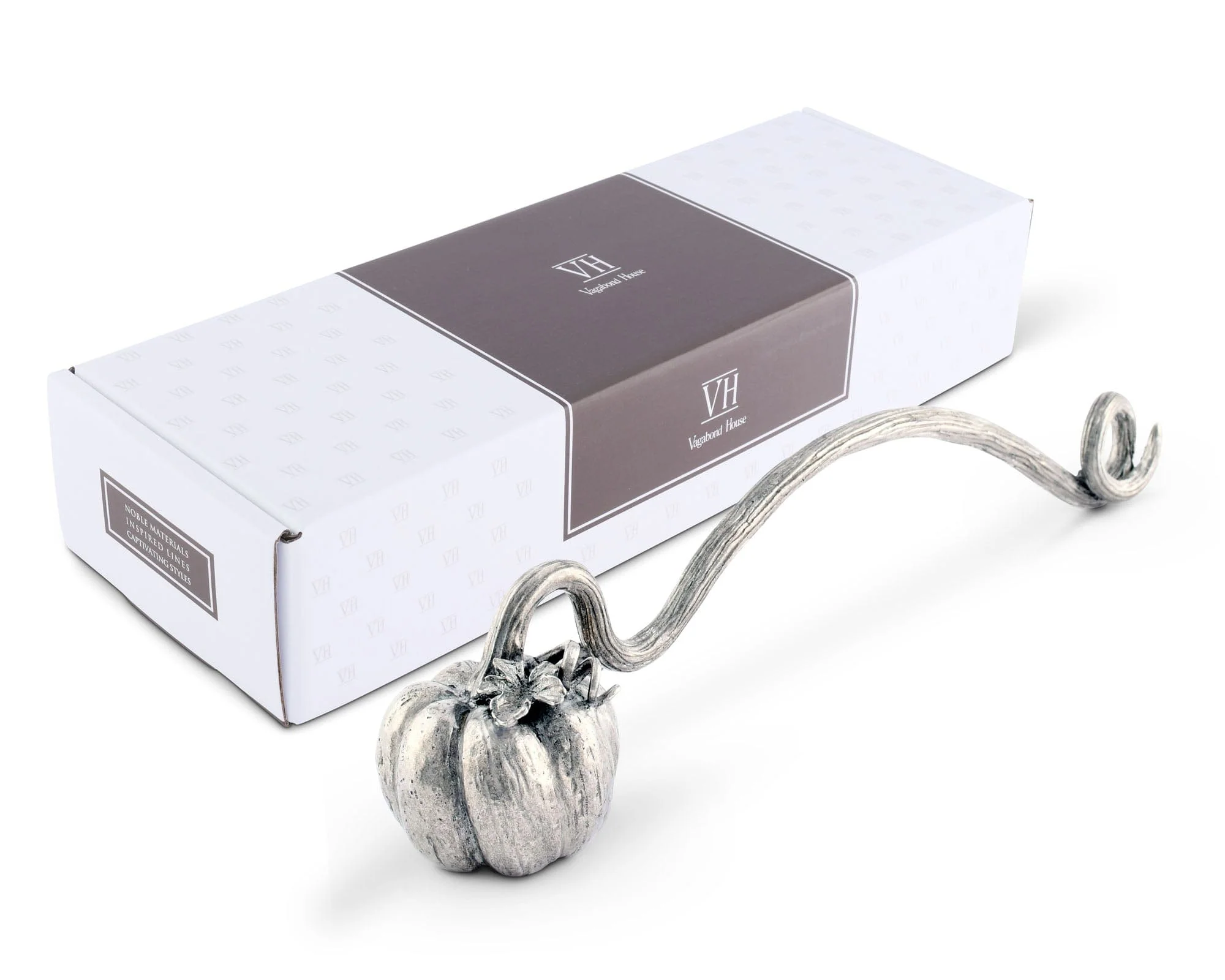 Vagabond House Pewter Pumpkin Candle Snuffer - Image 4
