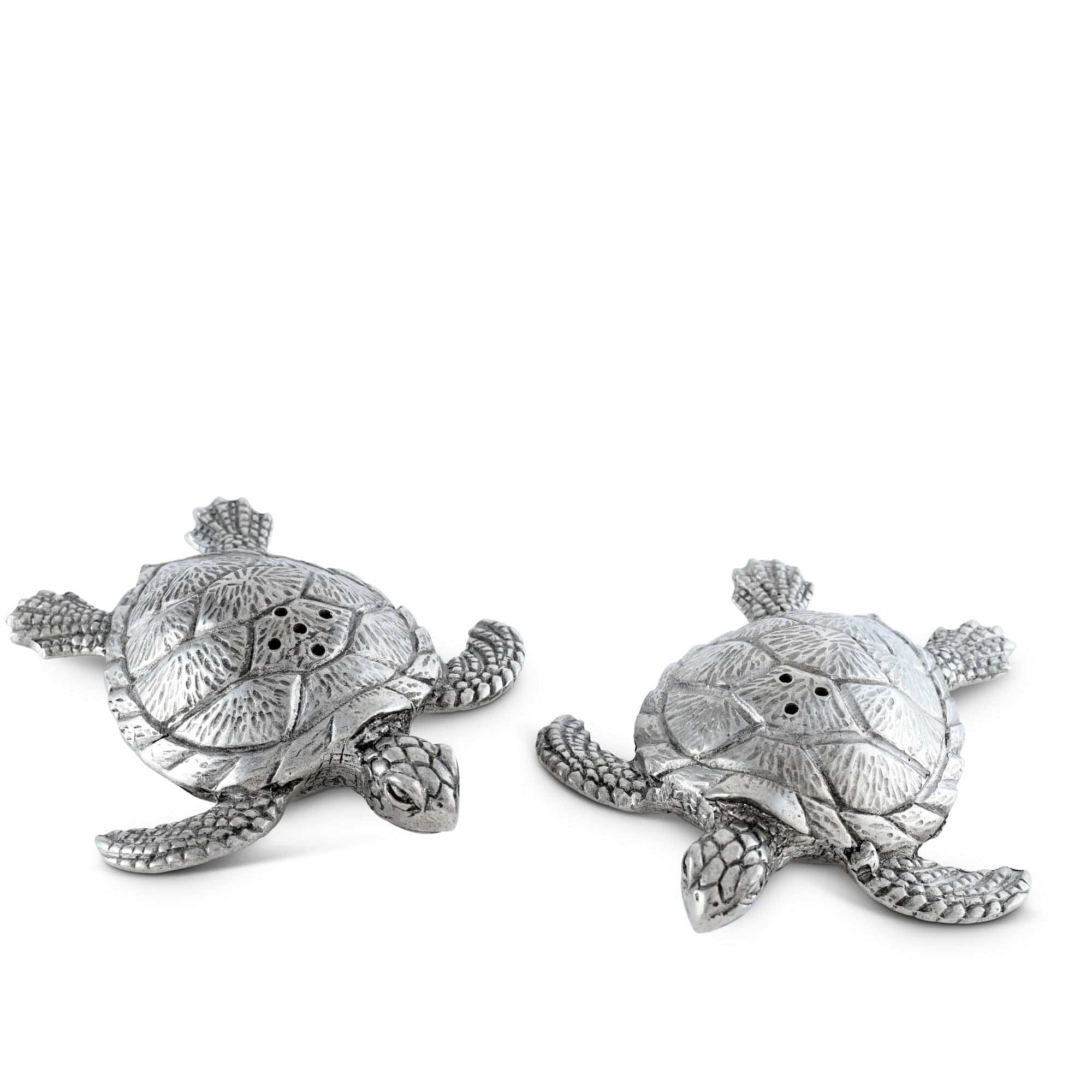 Vagabond House Pewter Sea Turtles Salt & Pepper Set