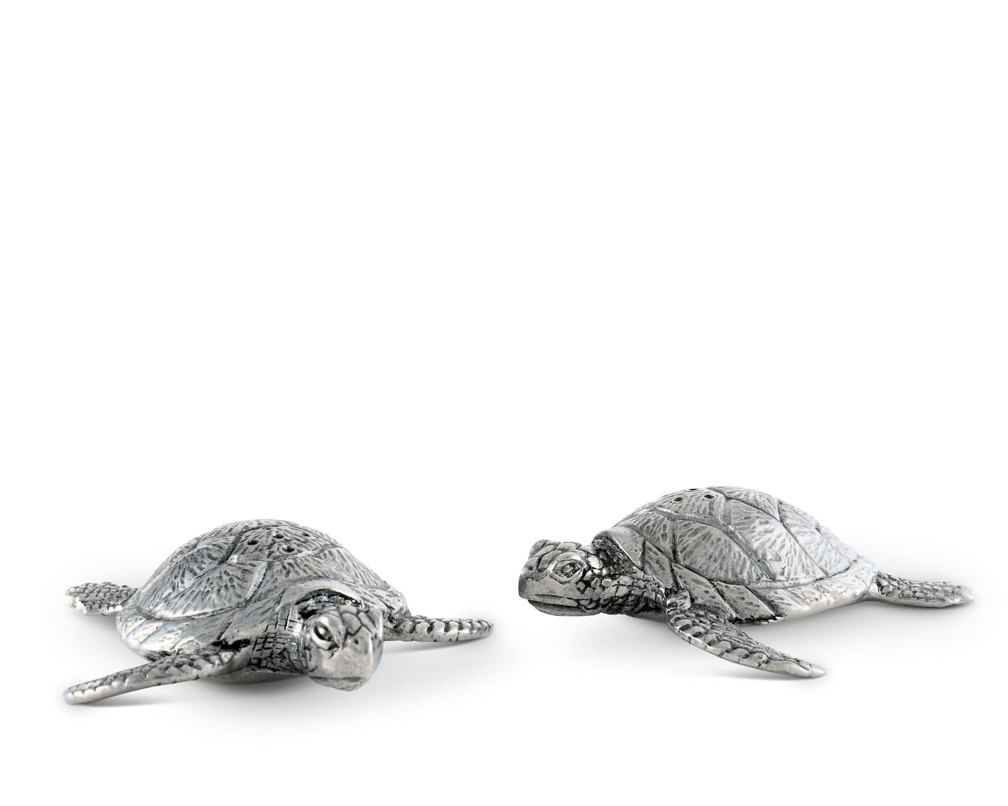 Vagabond House Pewter Sea Turtles Salt & Pepper Set - Image 2