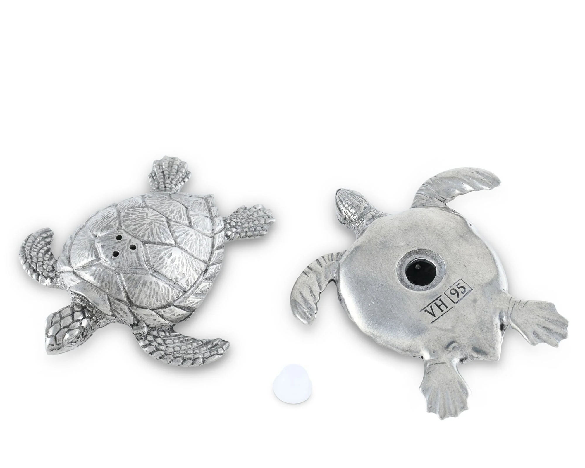 Vagabond House Pewter Sea Turtles Salt & Pepper Set - Image 4