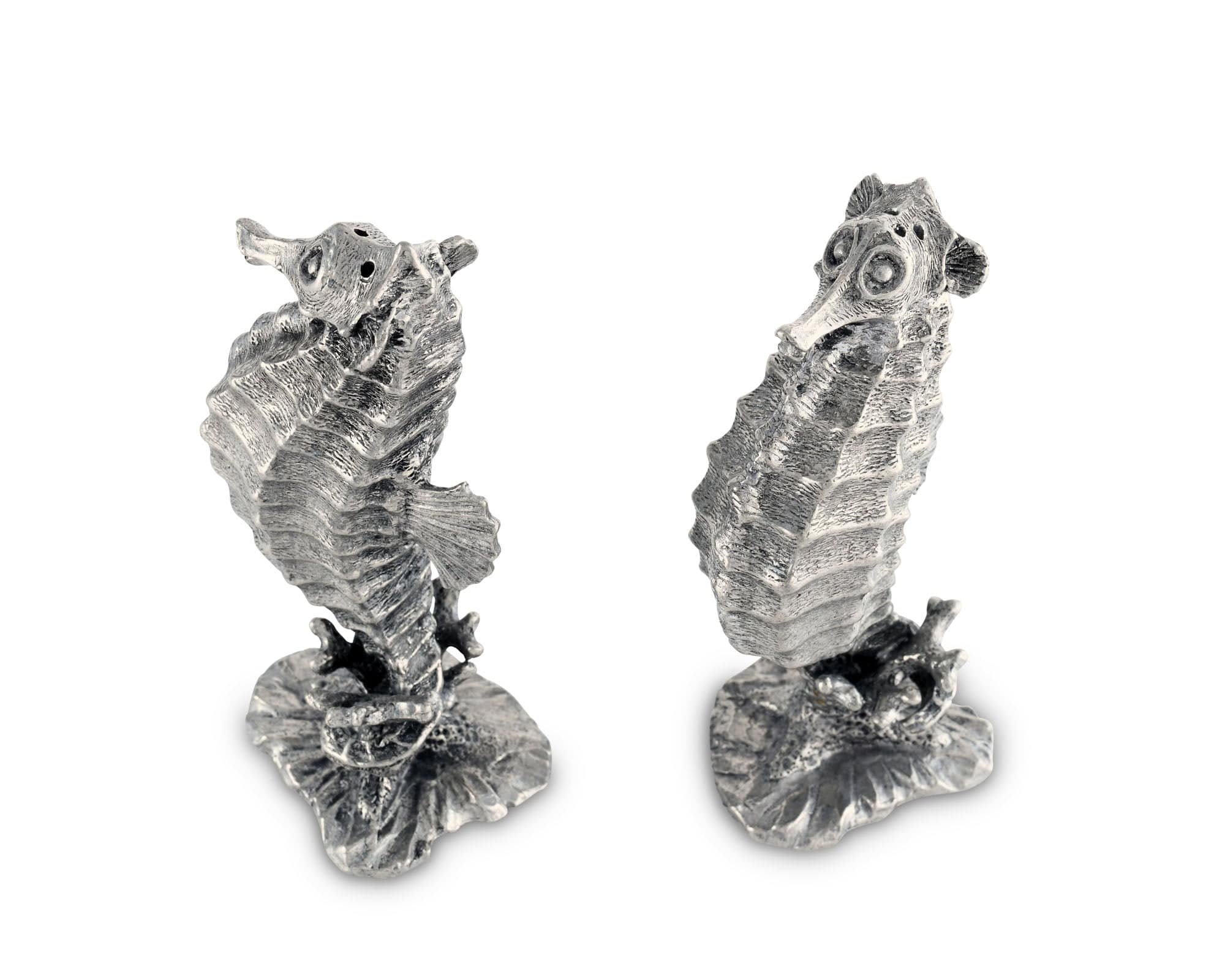 Vagabond House Pewter Seahorses Salt & Pepper Set - Image 2