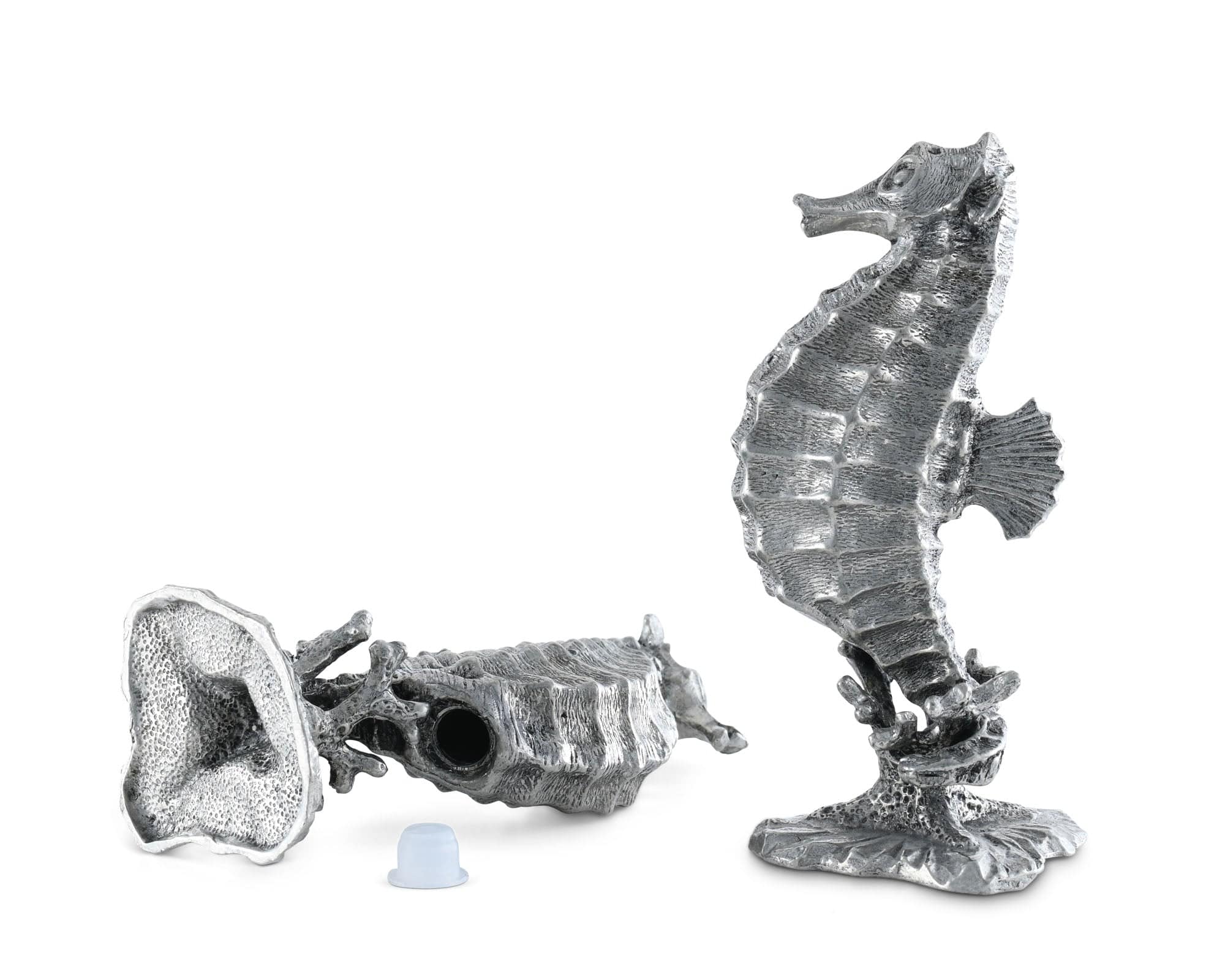 Vagabond House Pewter Seahorses Salt & Pepper Set - Image 4