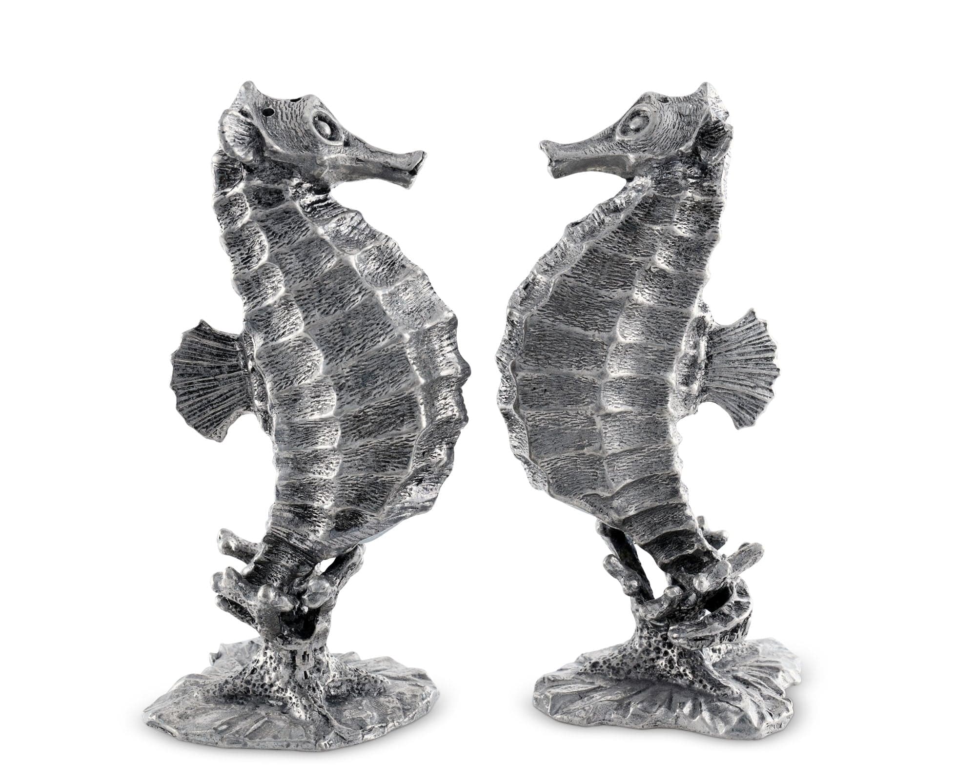 Vagabond House Pewter Seahorses Salt & Pepper Set - Image 5