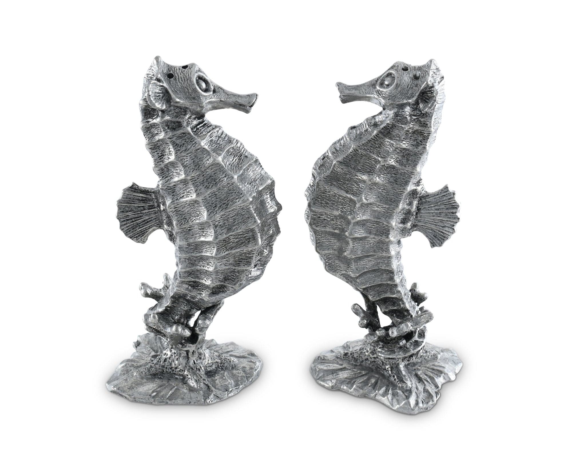 Vagabond House Pewter Seahorses Salt & Pepper Set - Image 6