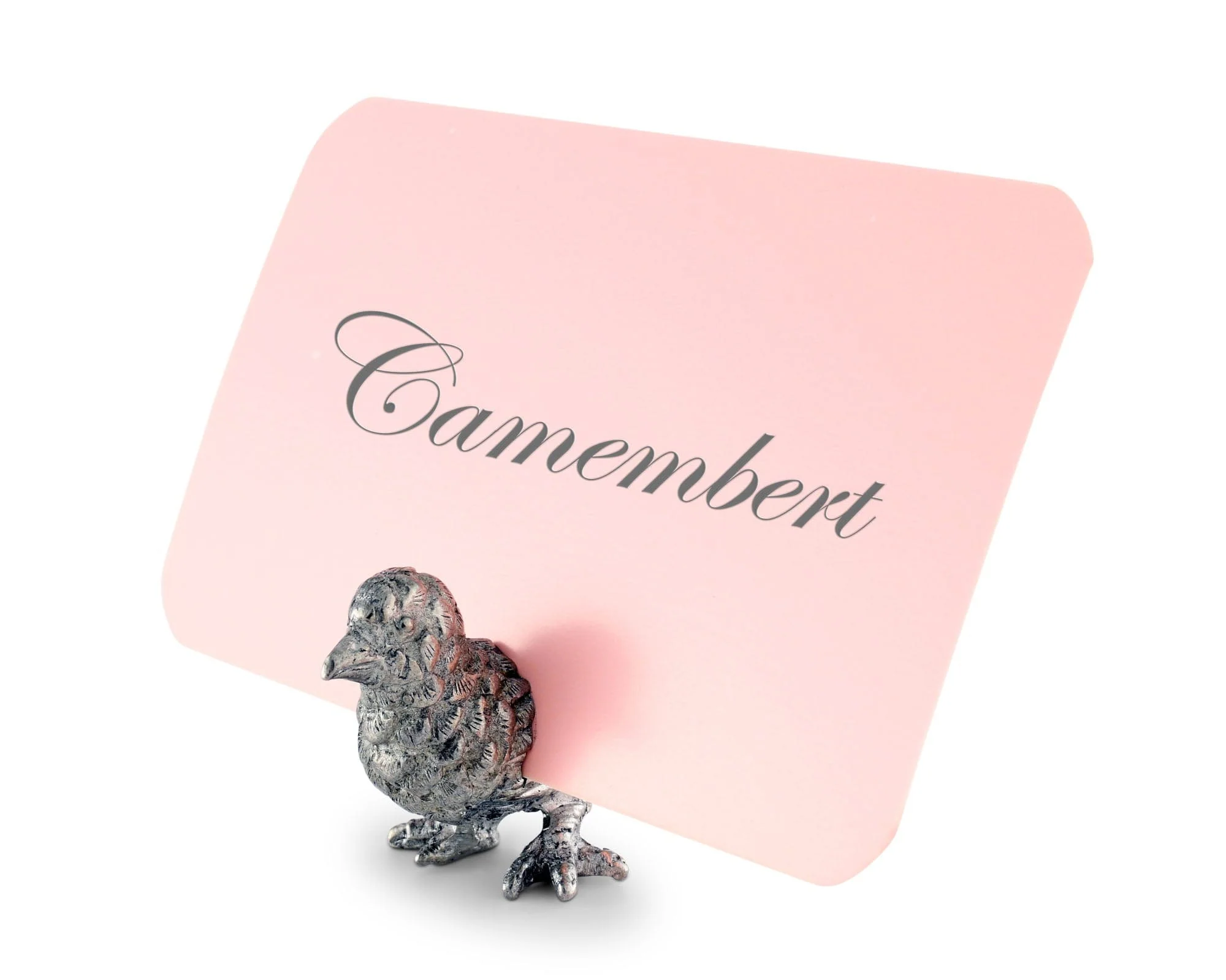 Vagabond House Pewter Song Bird Place Card Holder - Image 2