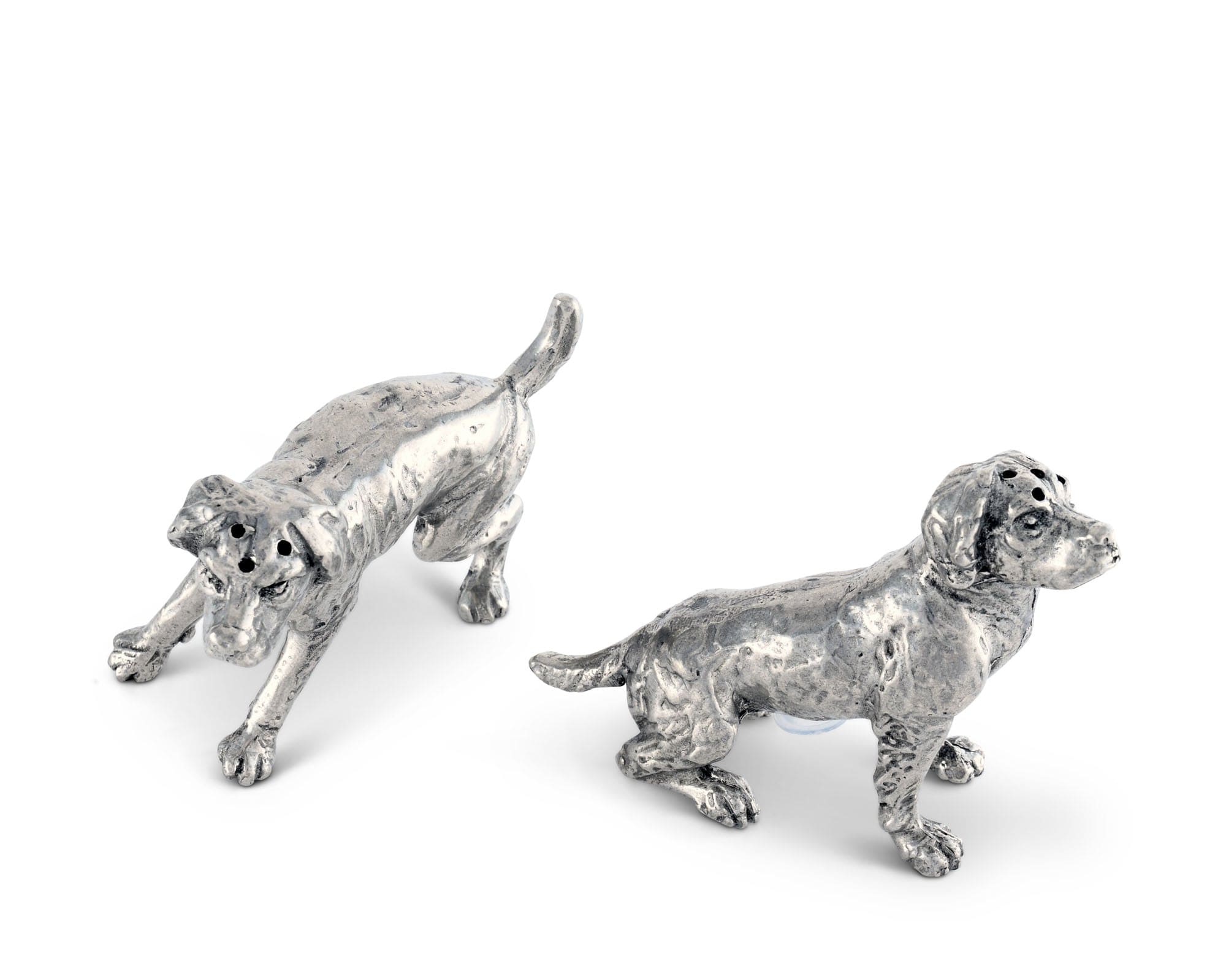 Vagabond House Pewter Spaniel Salt & Pepper Set - Image 2