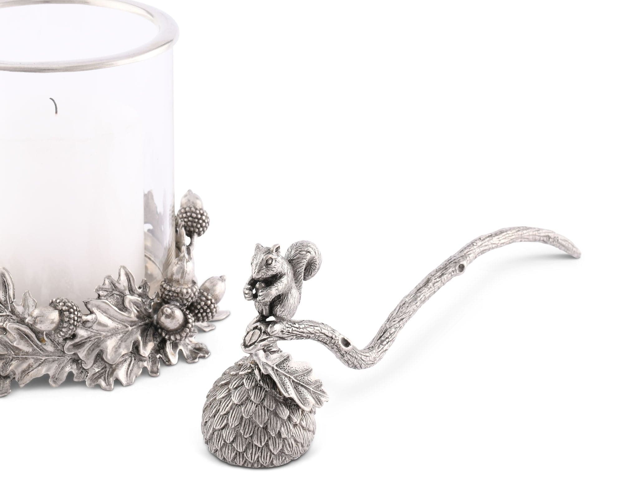 Vagabond House Pewter Squirrel Candle Snuffer - Image 4