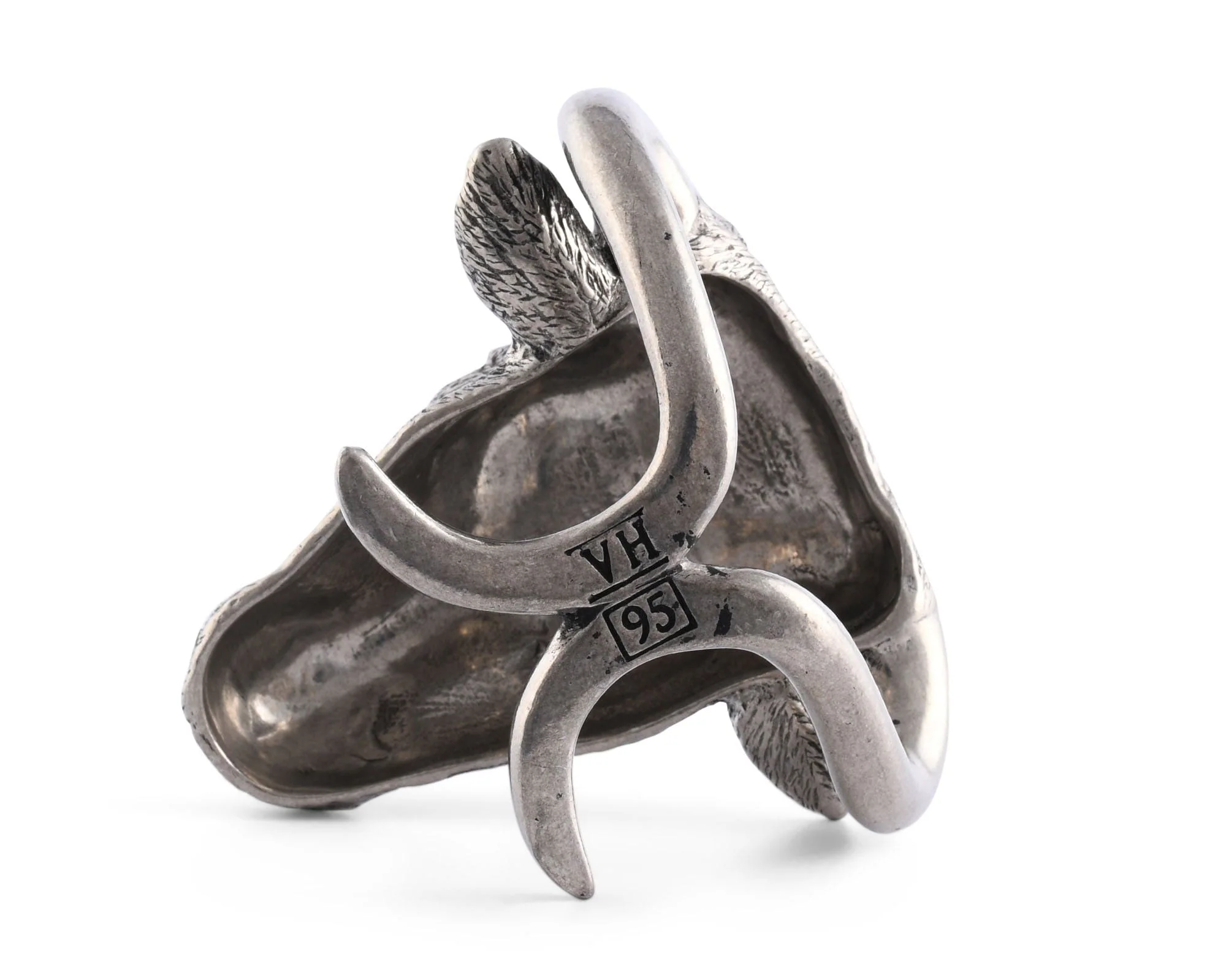 Vagabond House Pewter Steer Head Napkin Ring - Image 3