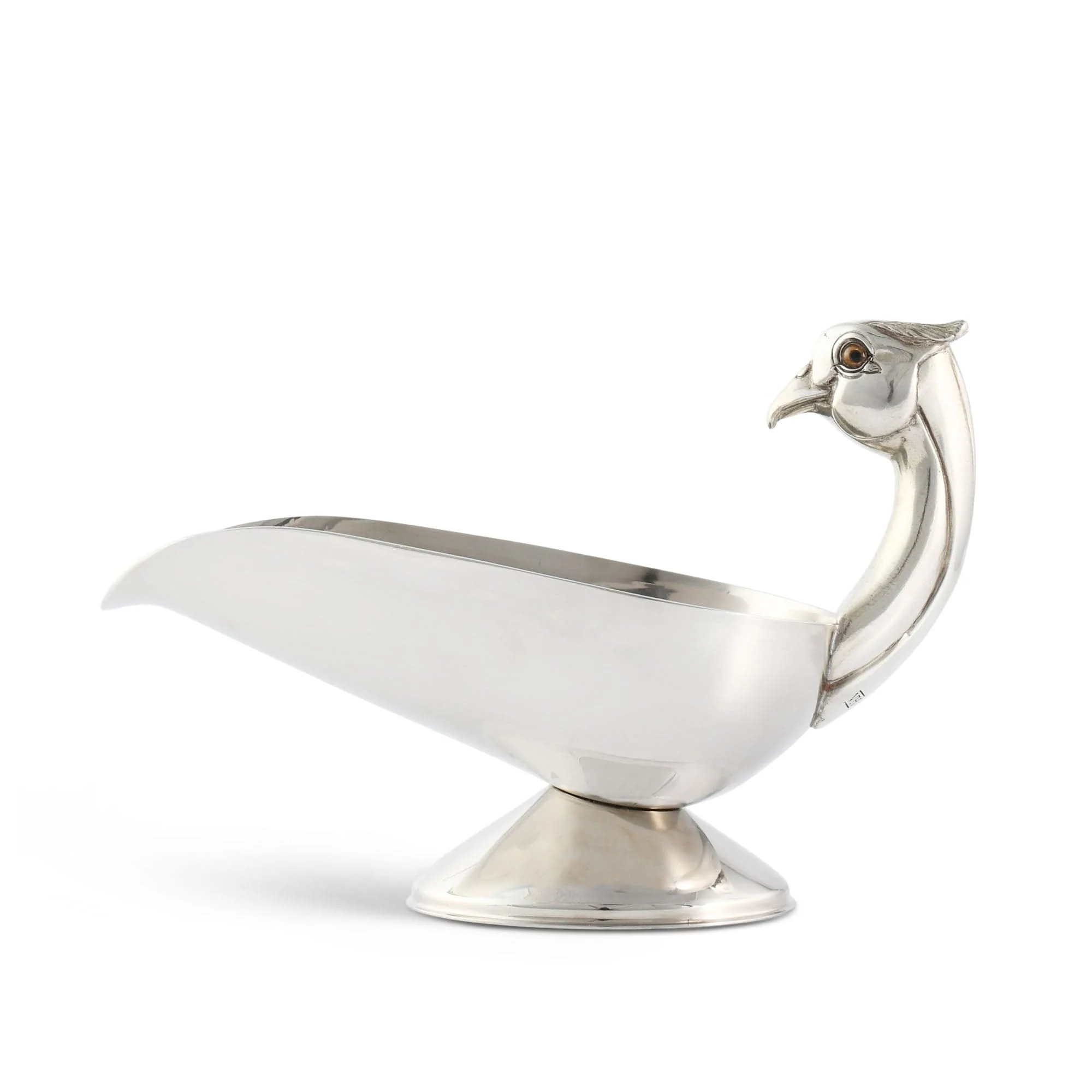 Vagabond House Pheasant Handle Stainless Steel Gravy / Sauce Server
