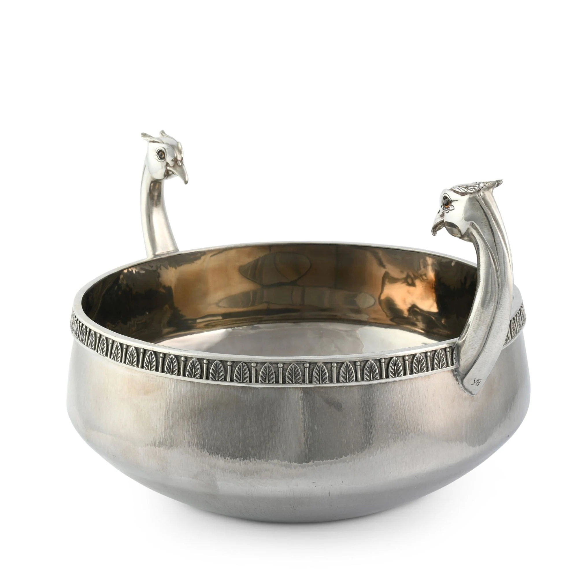 Vagabond House Pheasant Stainless Steel Server Bowl - Image 3