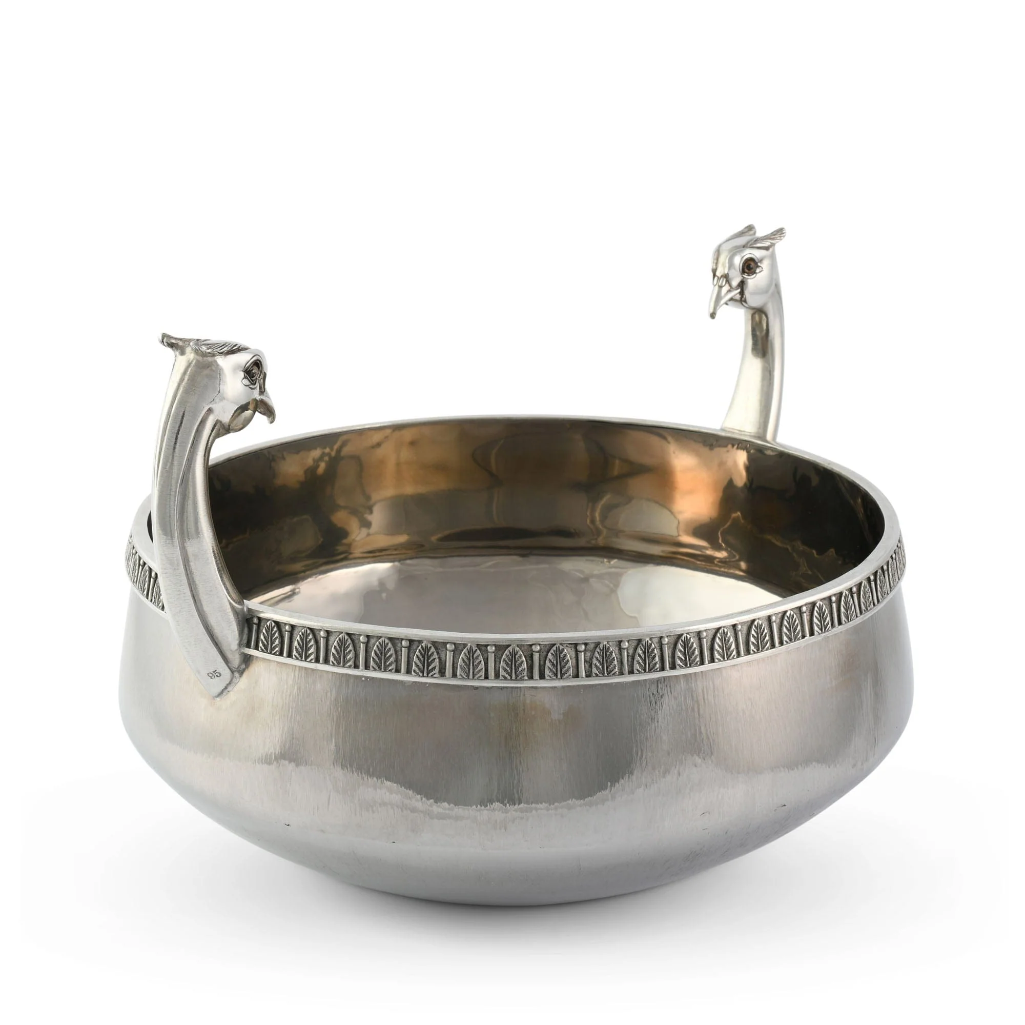 Vagabond House Pheasant Stainless Steel Server Bowl - Image 4