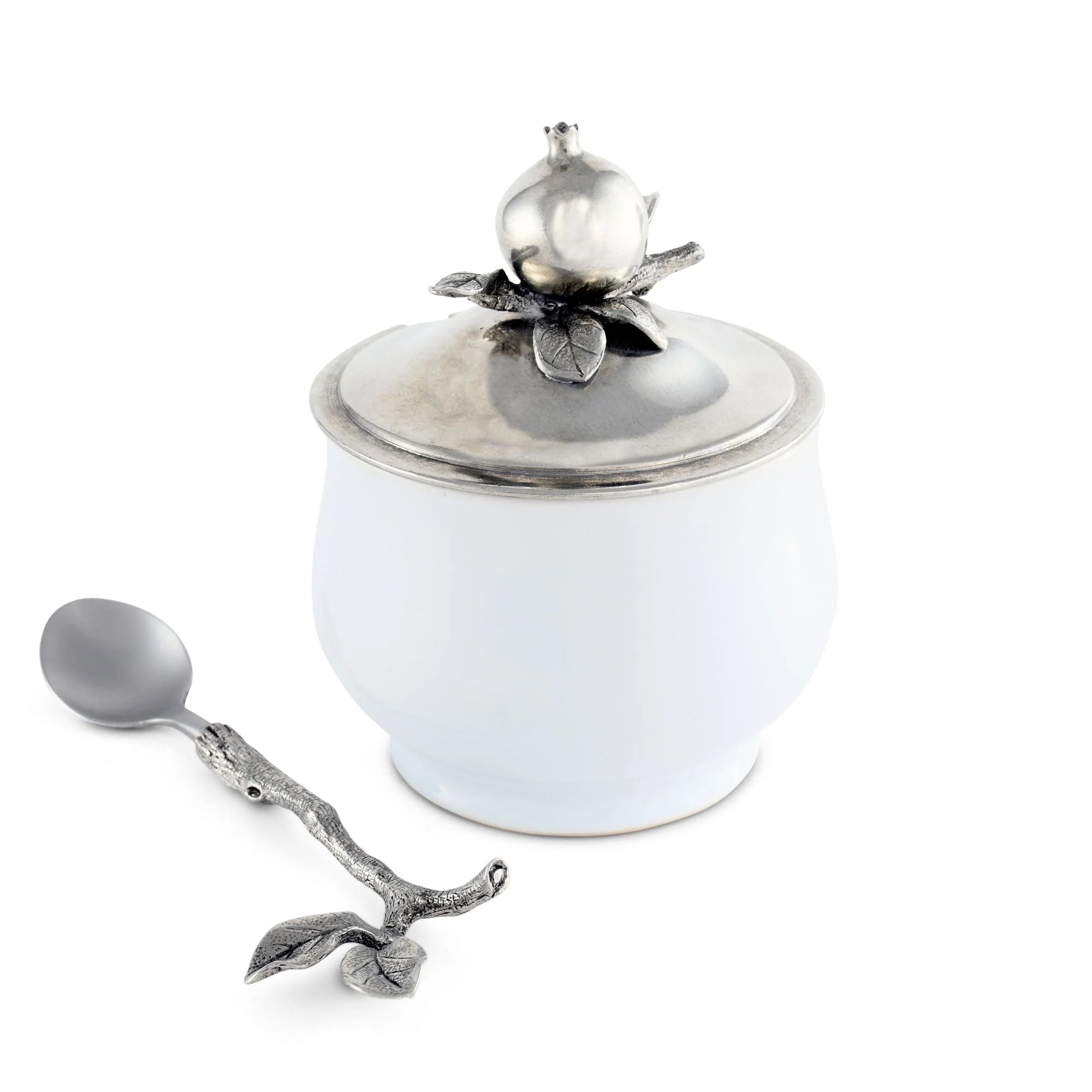 Vagabond House Pomegranate Sugar Bowl and Spoon