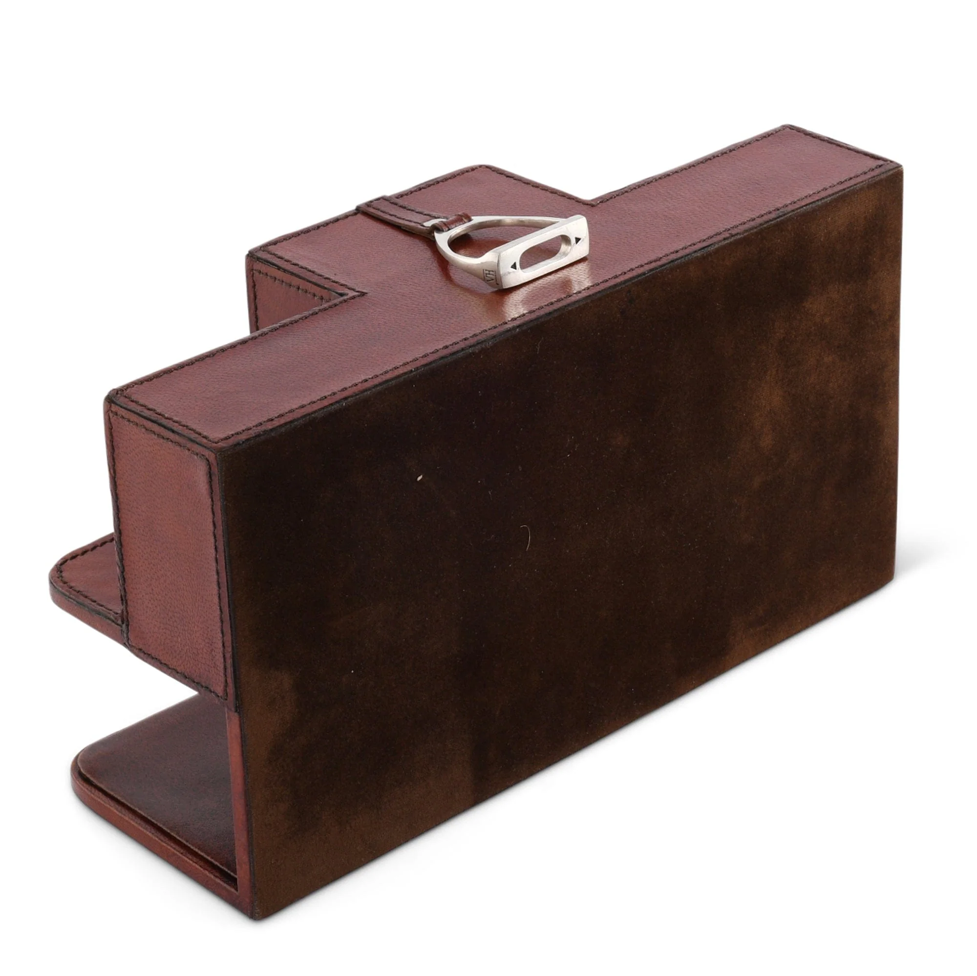 Vagabond House Premium Genuine Leather Stirrup Desk Organizer for Office - Image 5