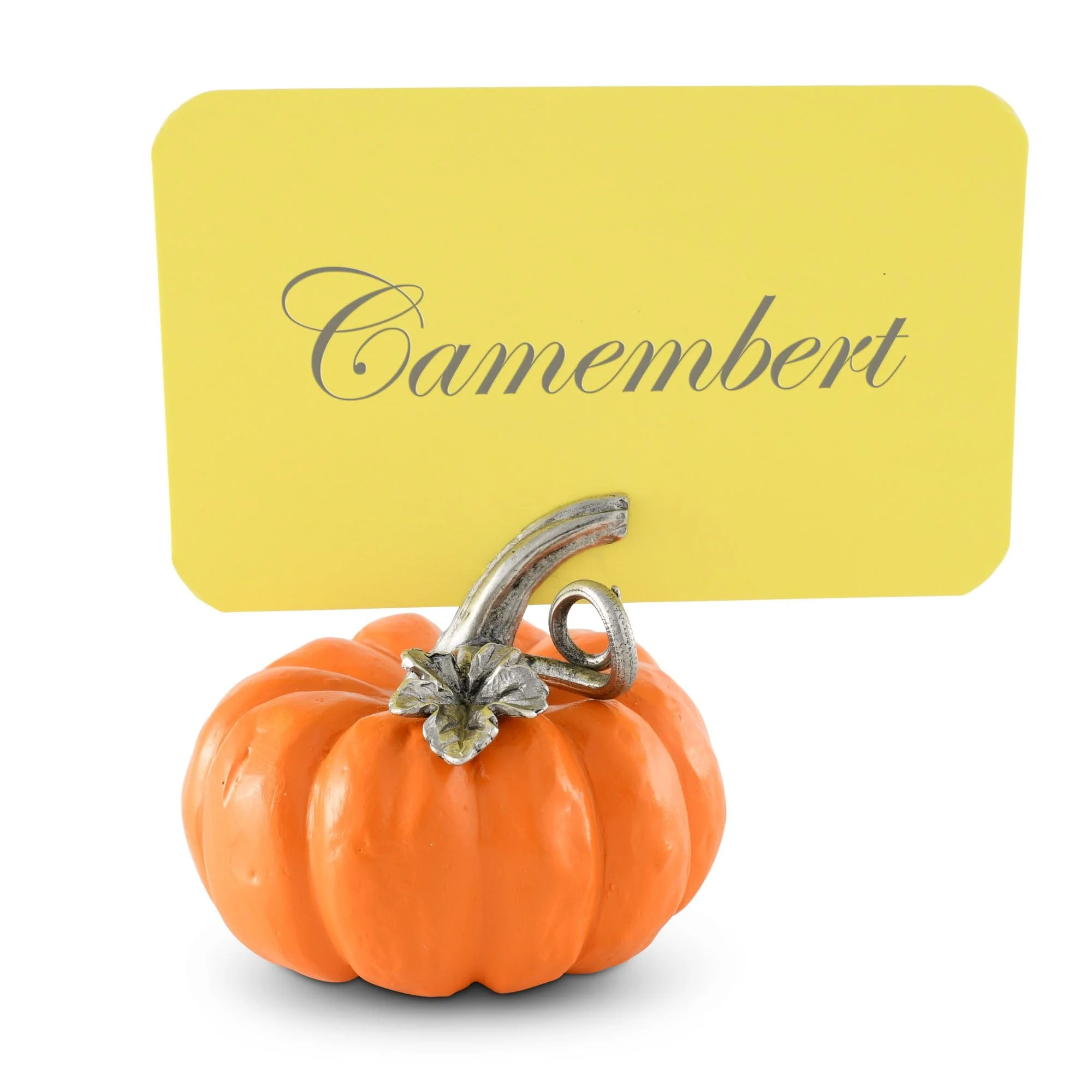 Vagabond House Pumpkin Place Card Holder