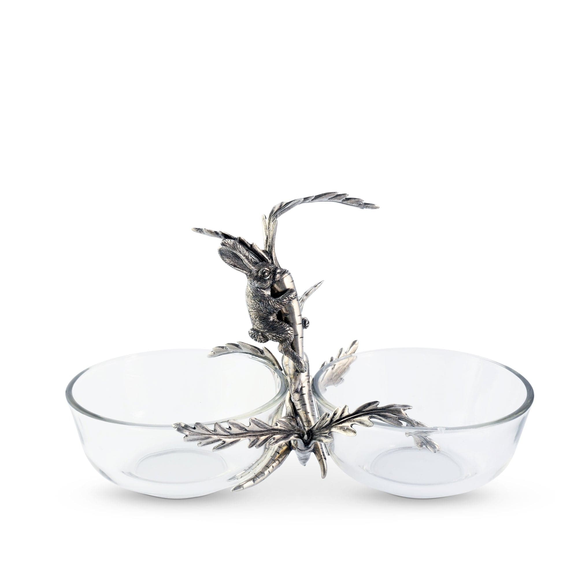 Vagabond House Rabbit / Carrot Double Dish Condiment Server - Image 3