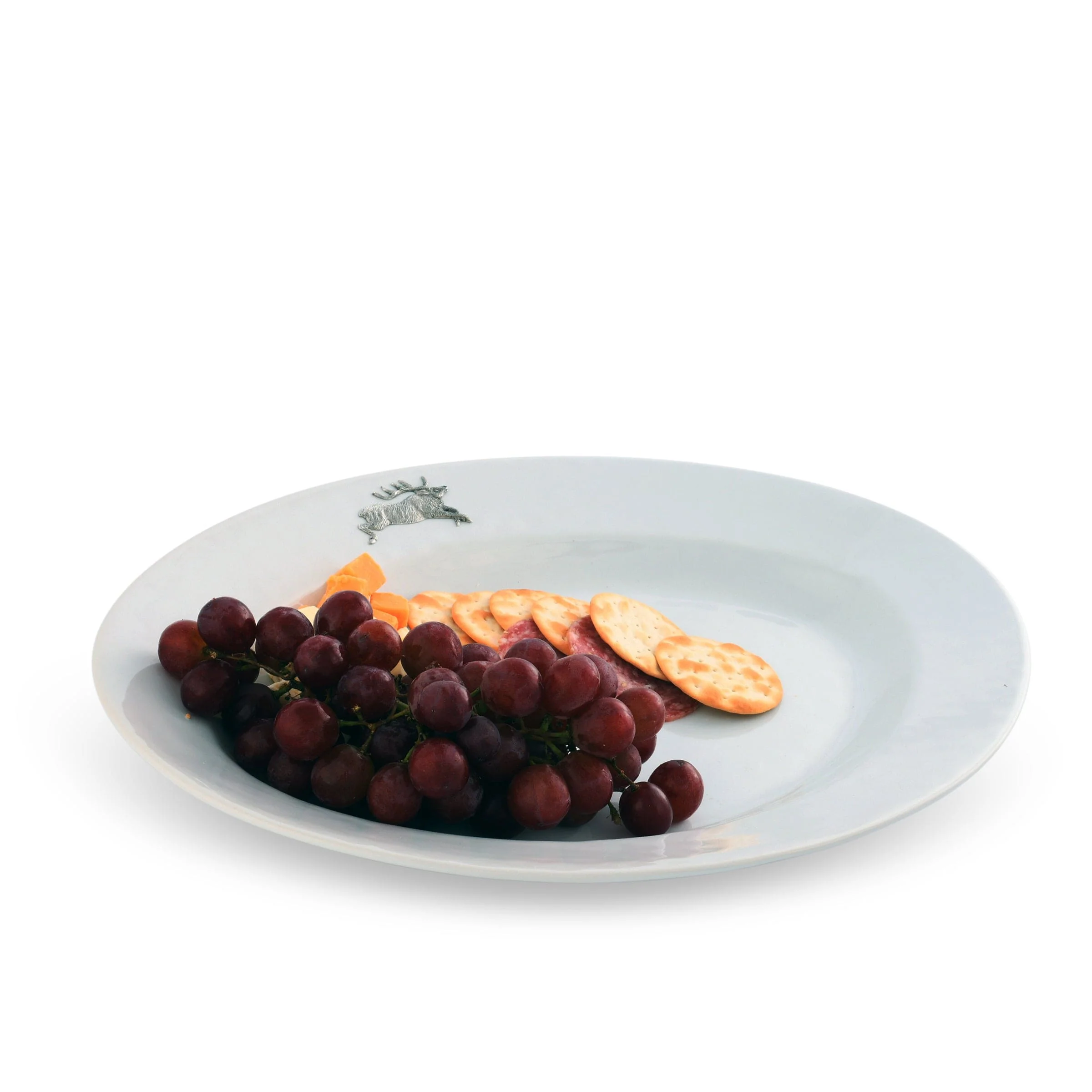 Vagabond House Running Elk Stoneware Serving Tray