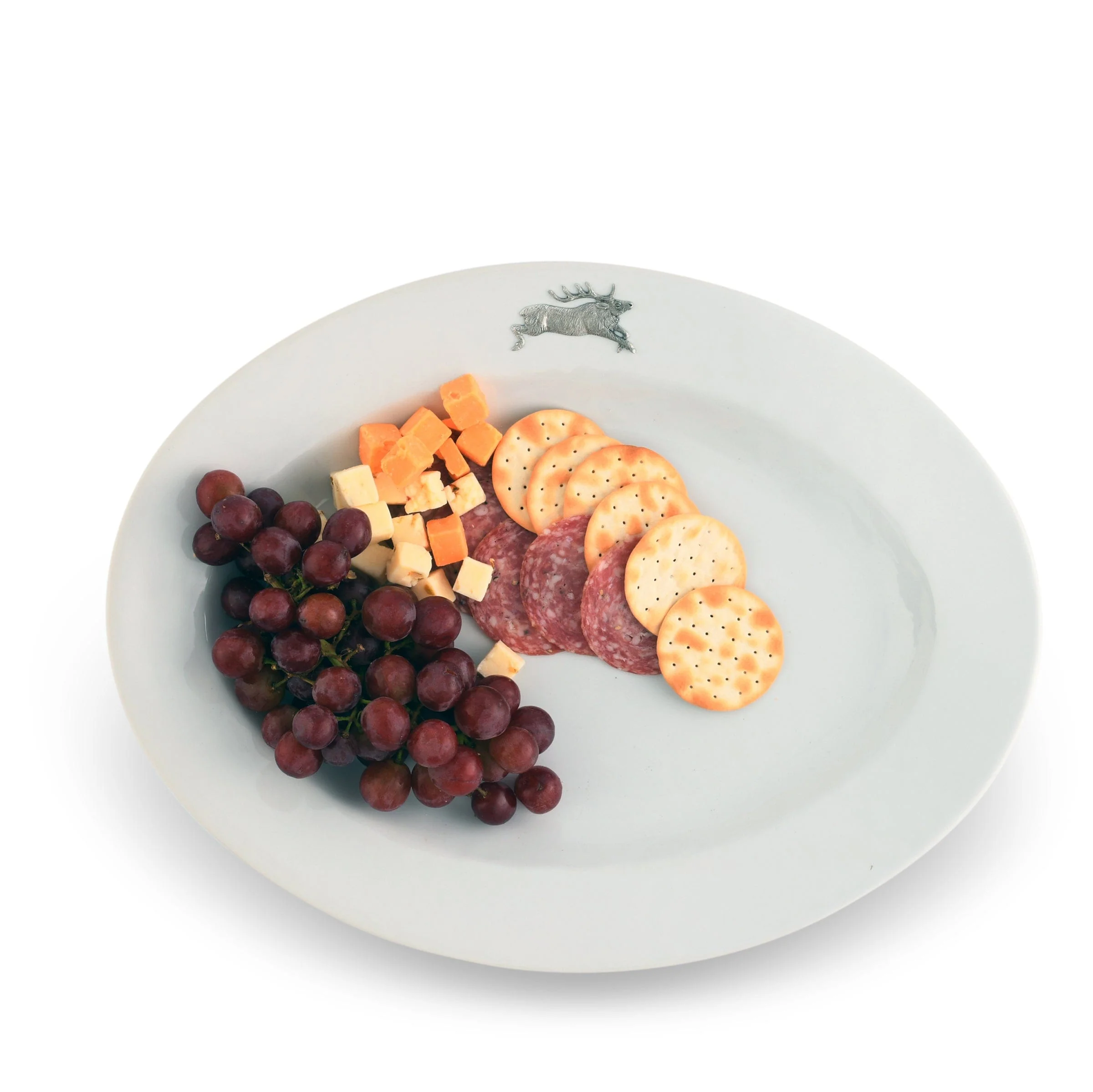 Vagabond House Running Elk Stoneware Serving Tray - Image 4