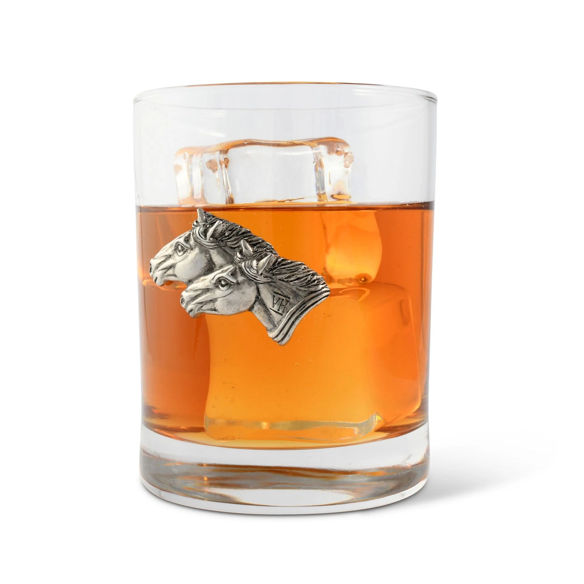 Vagabond House Running Horse Double Old Fashion Bar Glass - Image 2