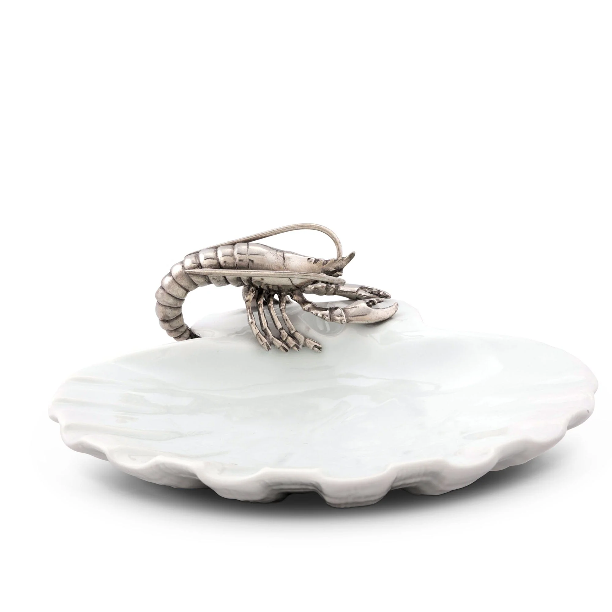 Vagabond House Shrimp Porcelain Shell Plate